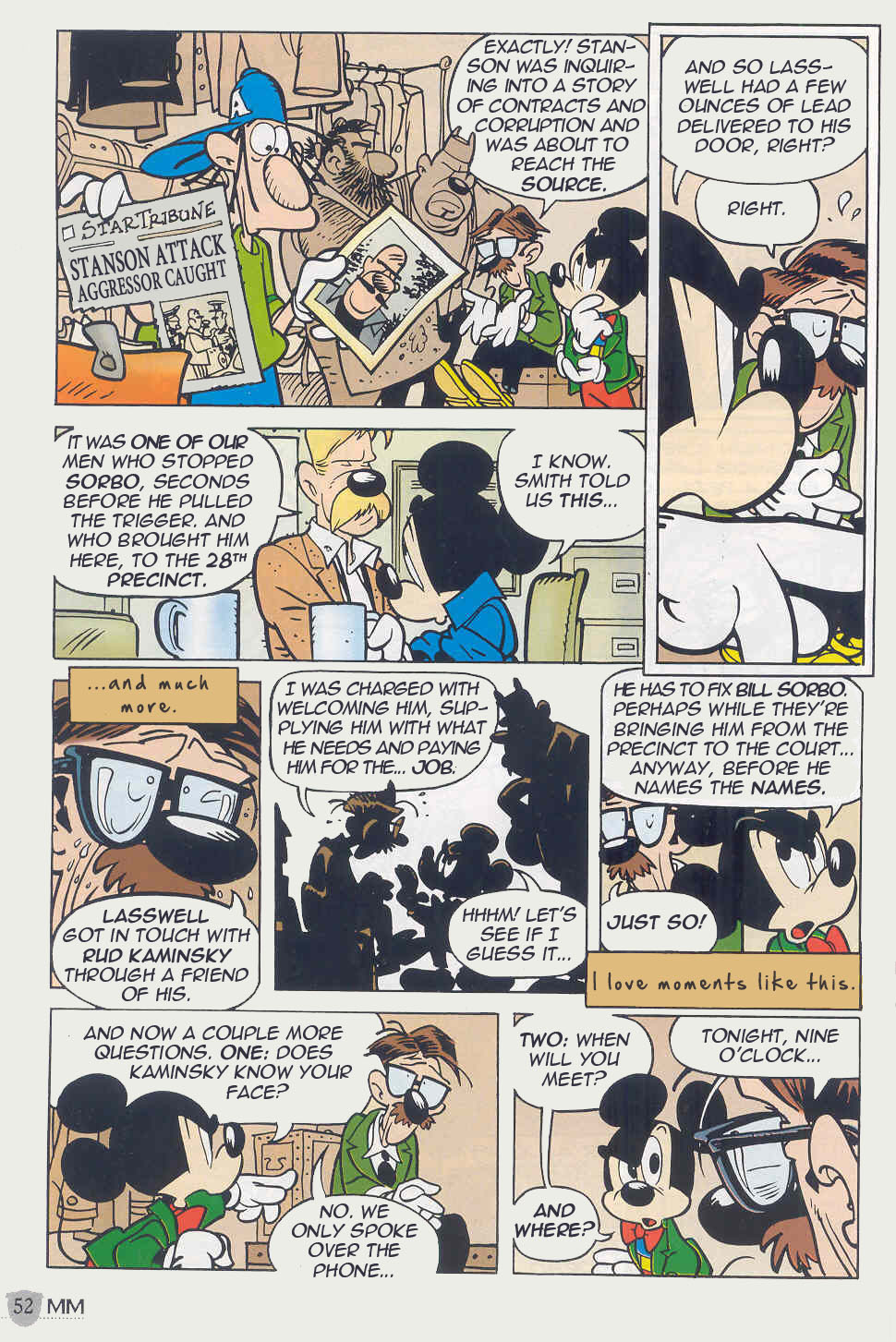 Read online Mickey Mouse Mystery Magazine comic -  Issue #0 - 52