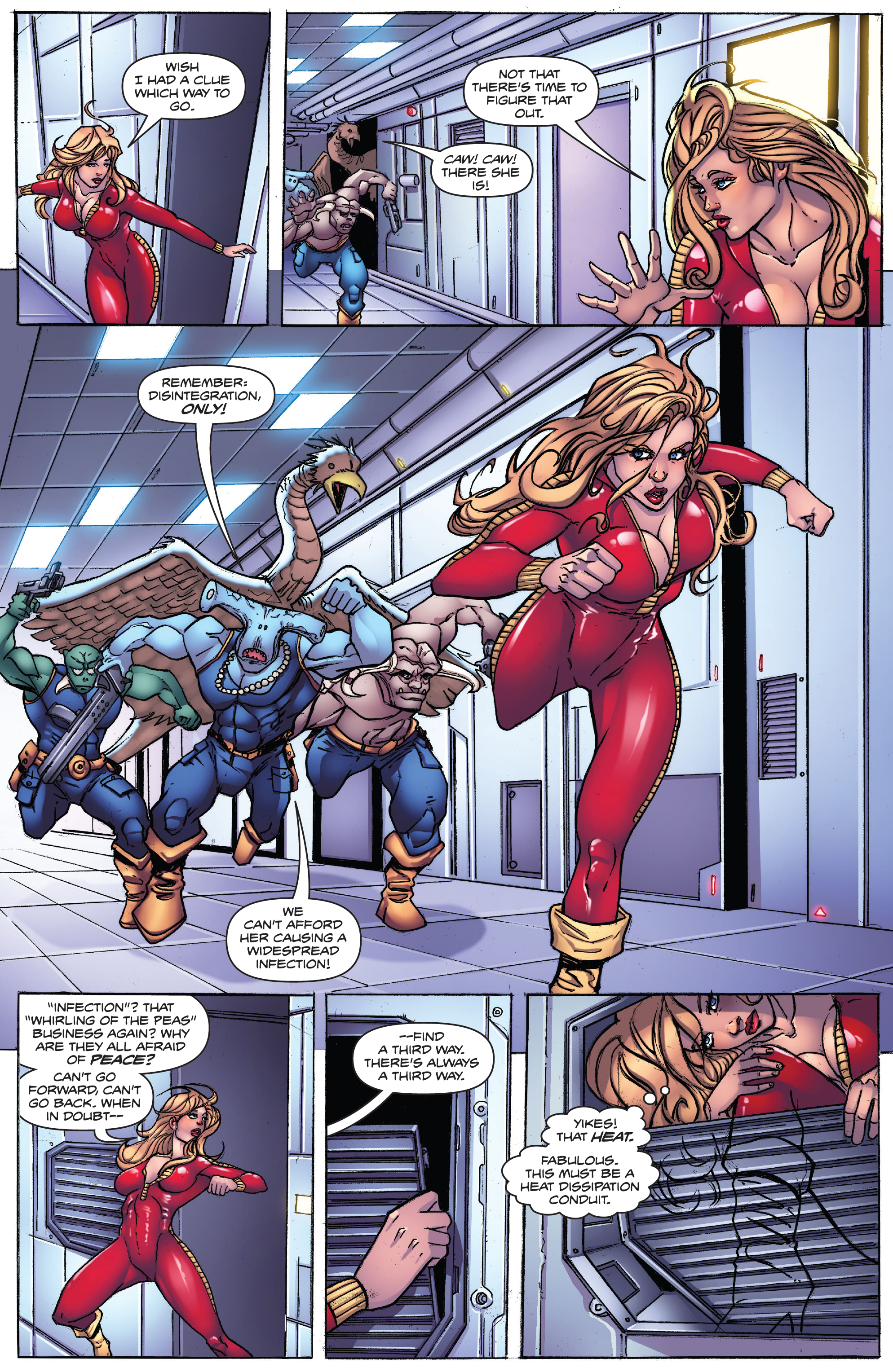 Read online Barbarella: The Center Cannot Hold comic -  Issue #1 - 16
