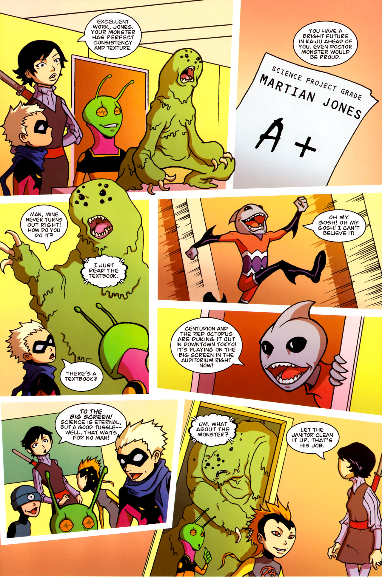 Read online Gladstone's School for World Conquerors (2011) comic -  Issue #2 - 9