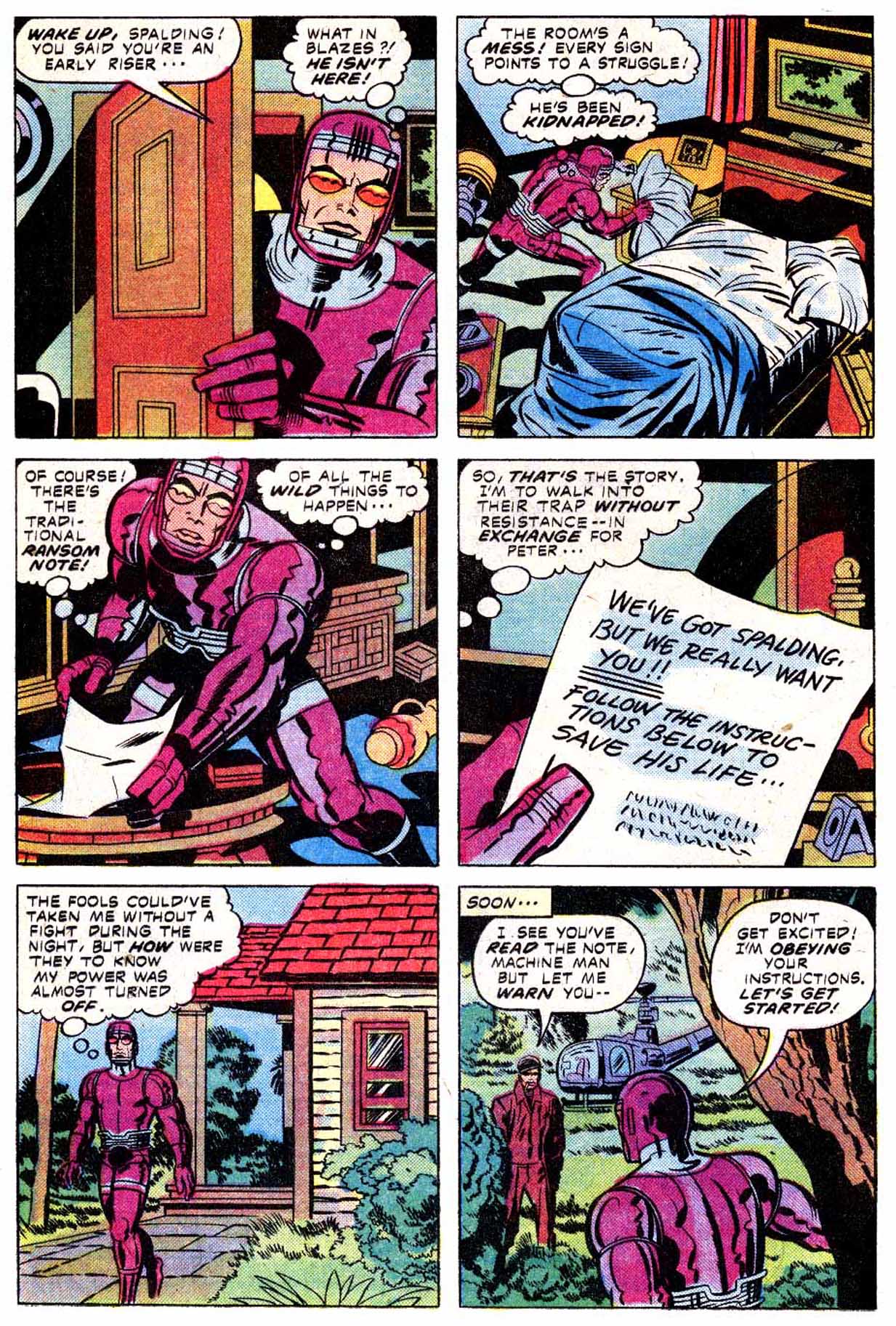 Read online Machine Man (1978) comic -  Issue #7 - 13