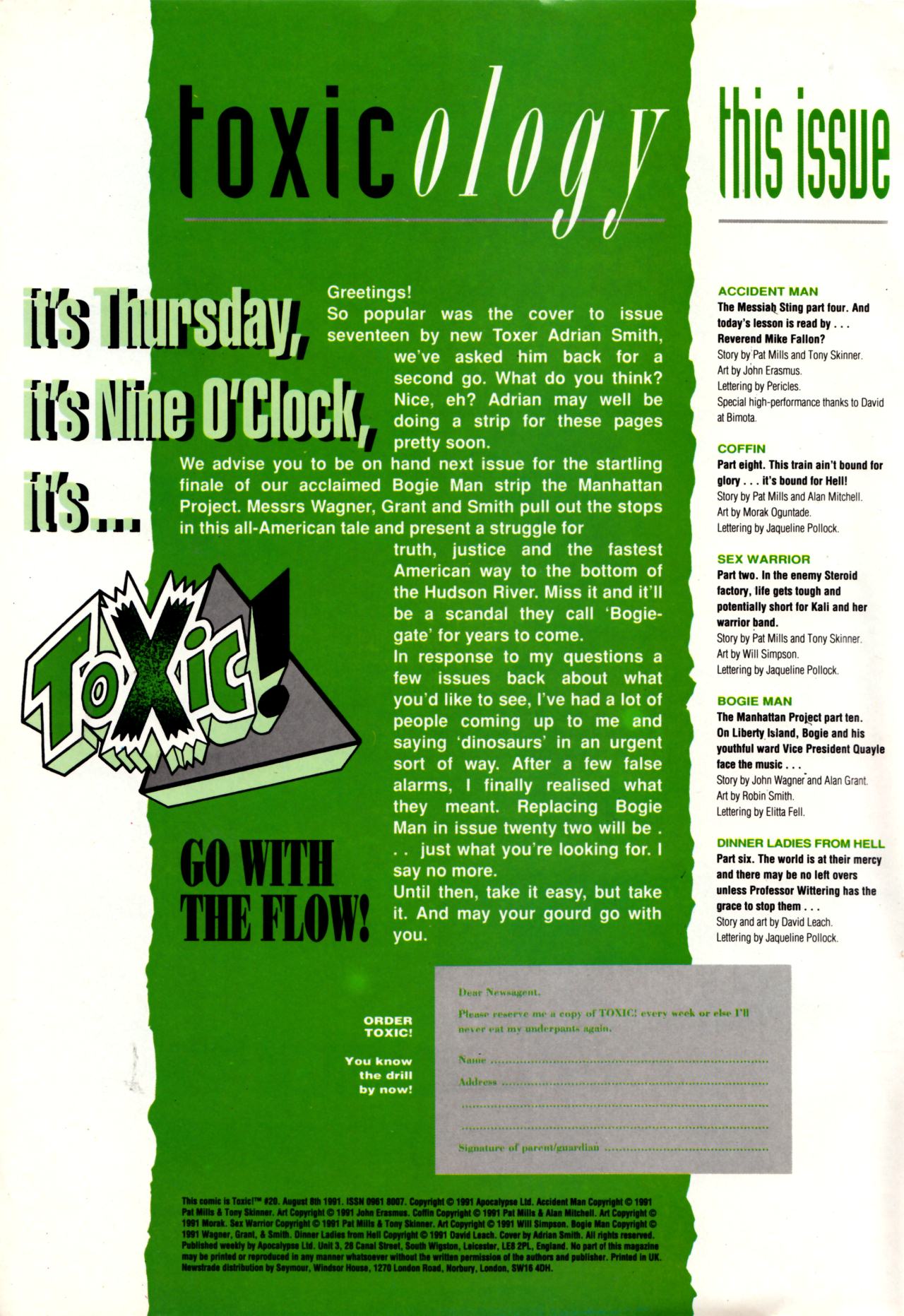 Read online Toxic! comic -  Issue #20 - 2