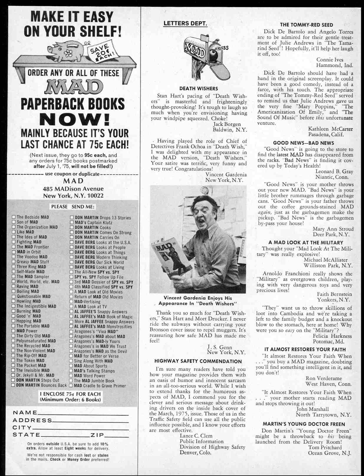 Read online MAD comic -  Issue #176 - 4