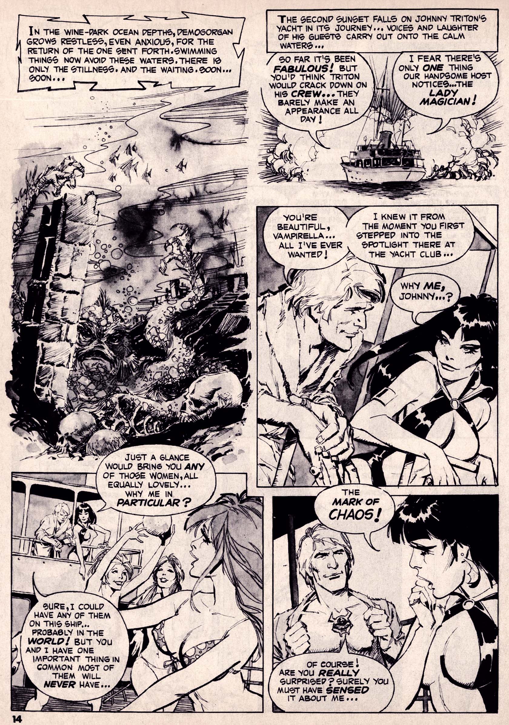 Read online Vampirella (1969) comic -  Issue #13 - 14