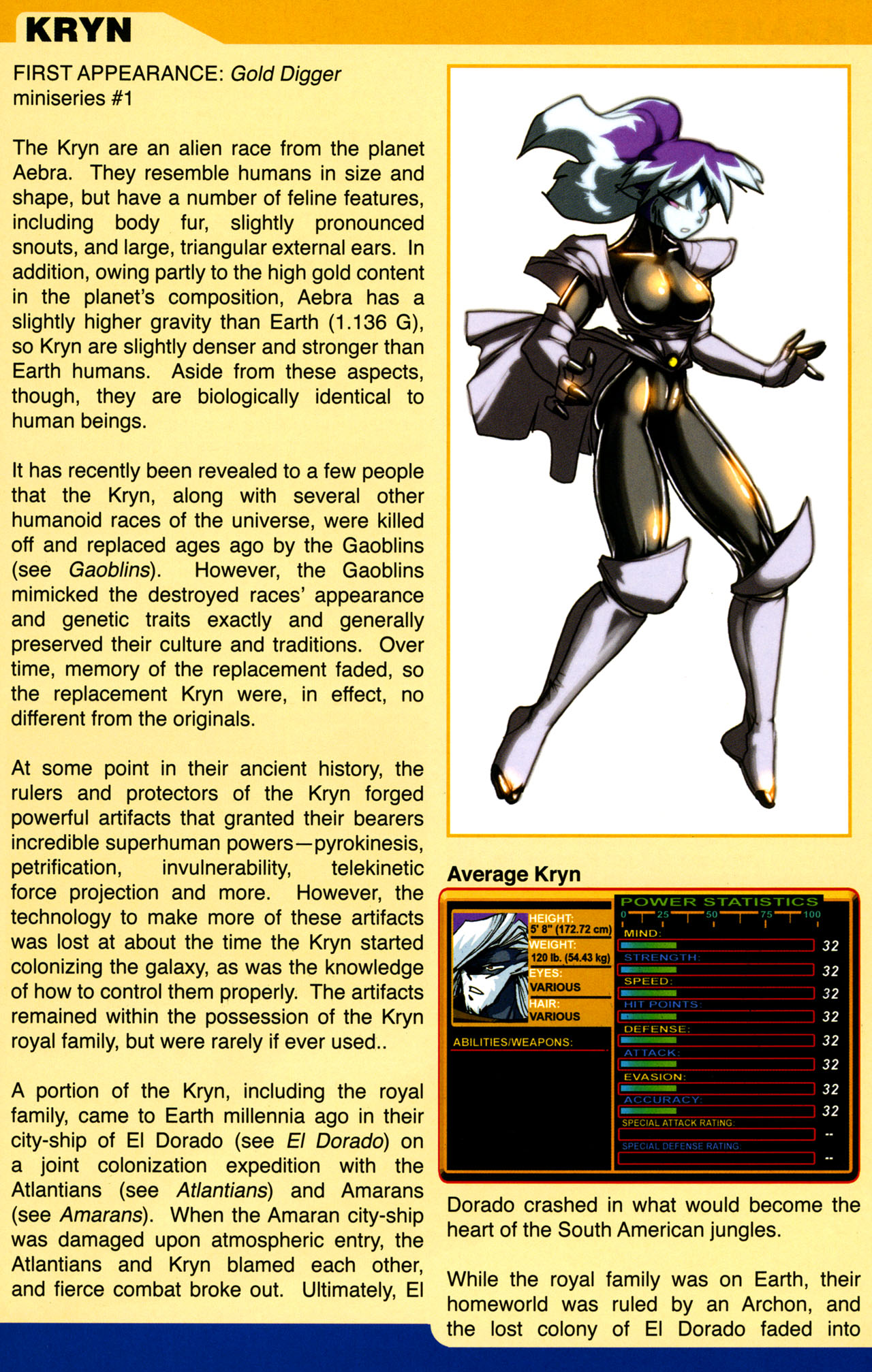 Read online Gold Digger Sourcebook: The Official Handbook of the GD Universe comic -  Issue #7 - 32