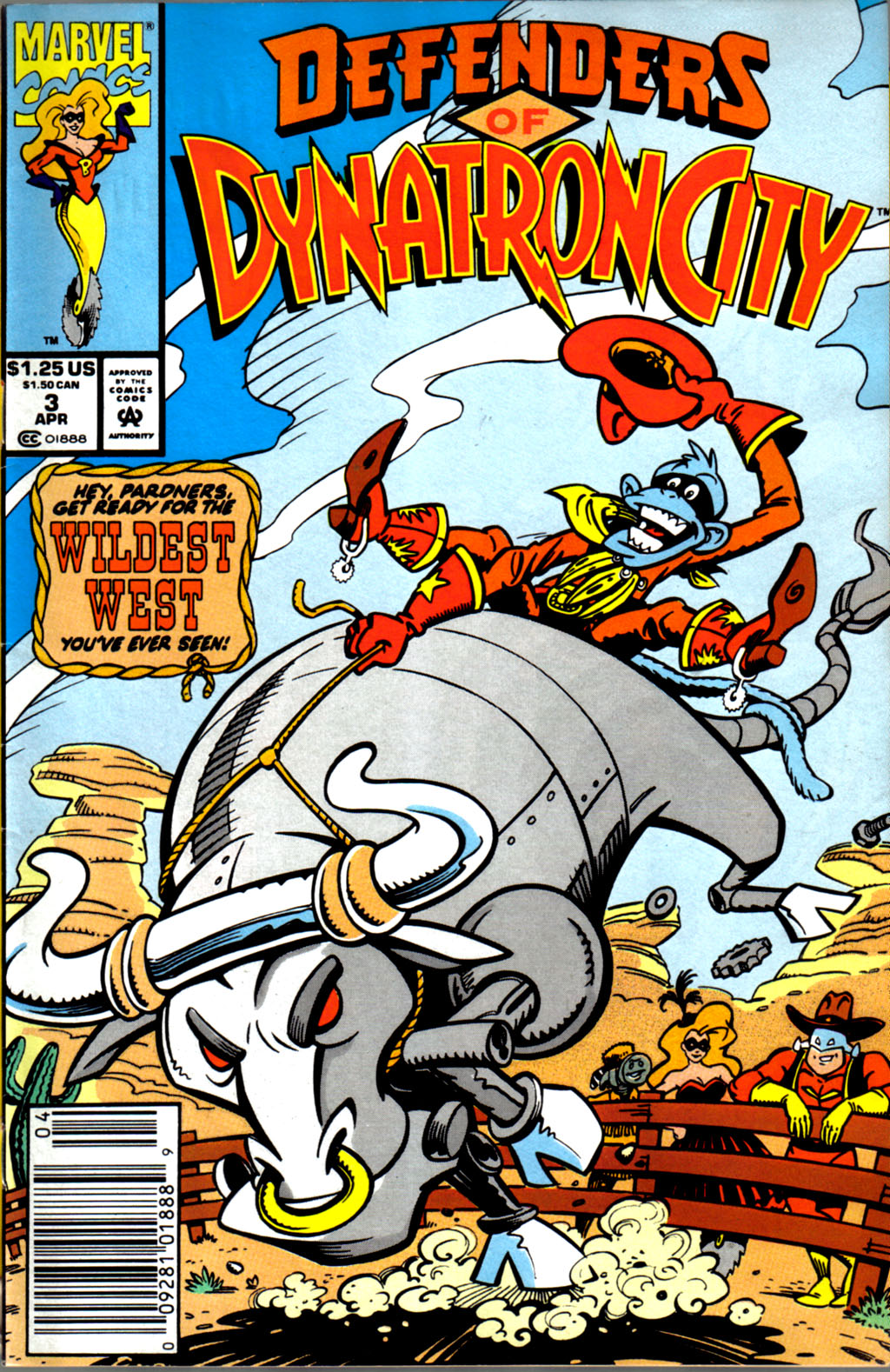 Read online Defenders of Dynatron City comic -  Issue #3 - 1