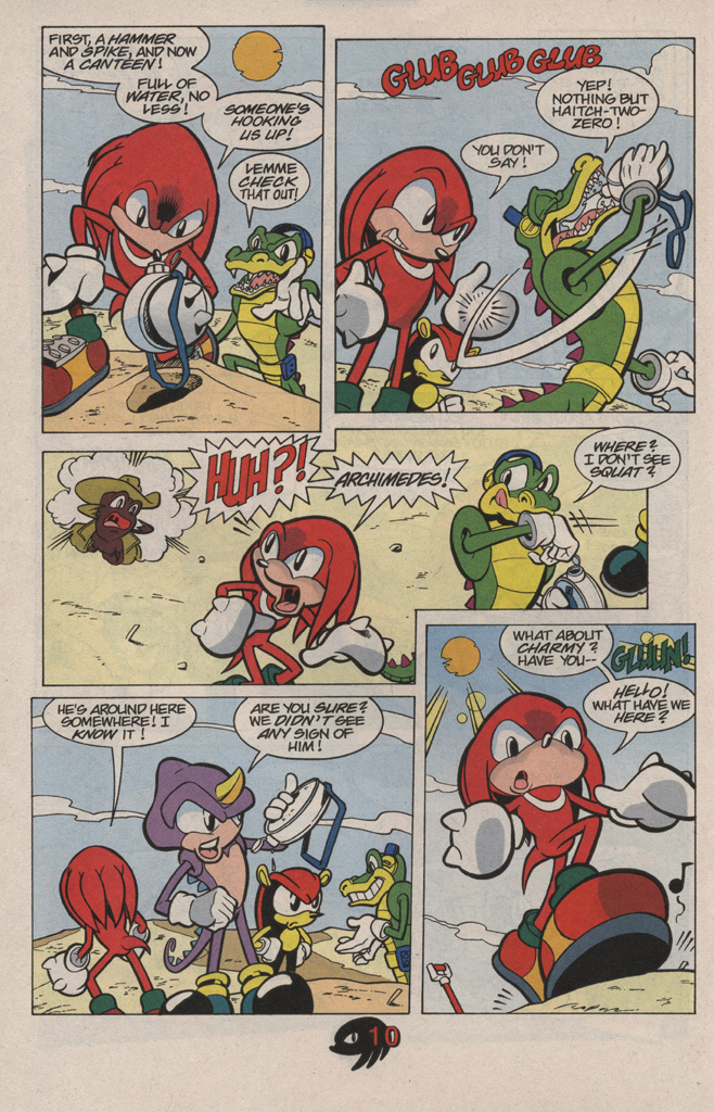 Read online Knuckles the Echidna comic -  Issue #9 - 18