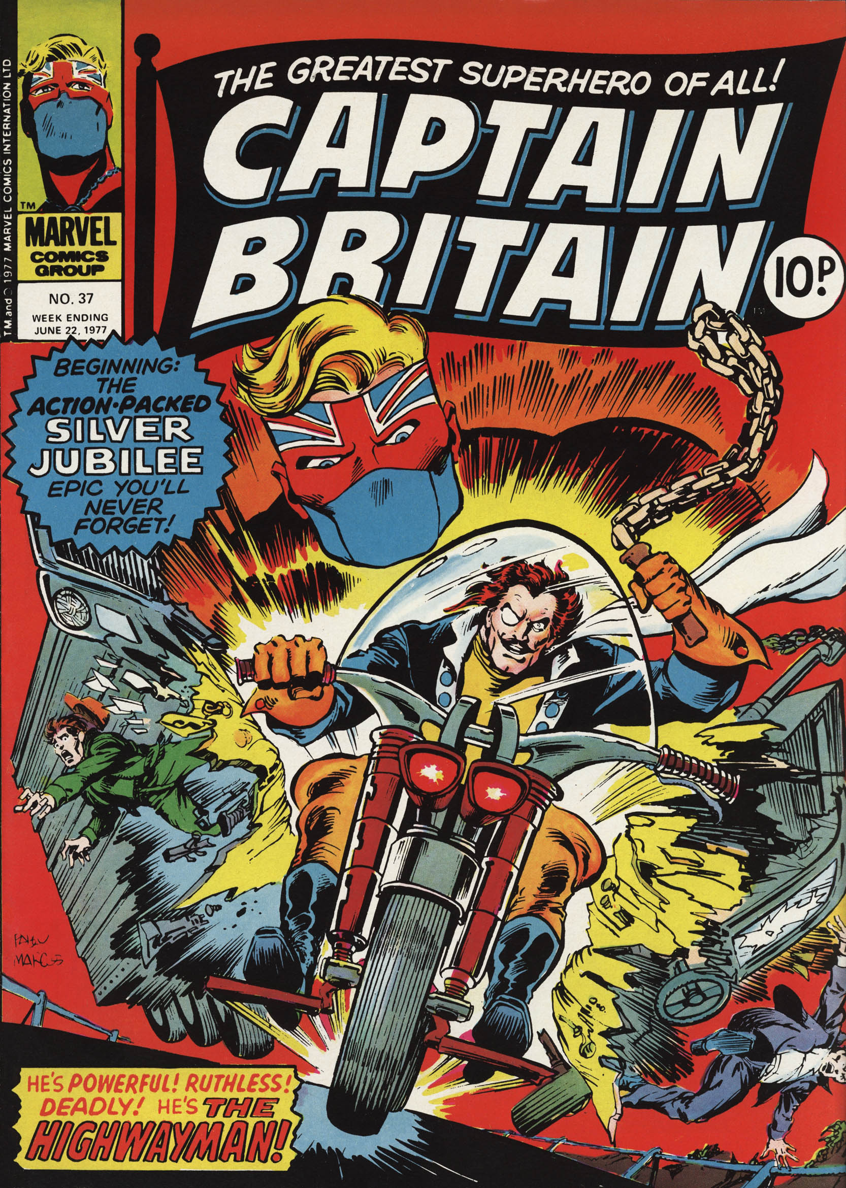 Read online Captain Britain (1976) comic -  Issue #37 - 1