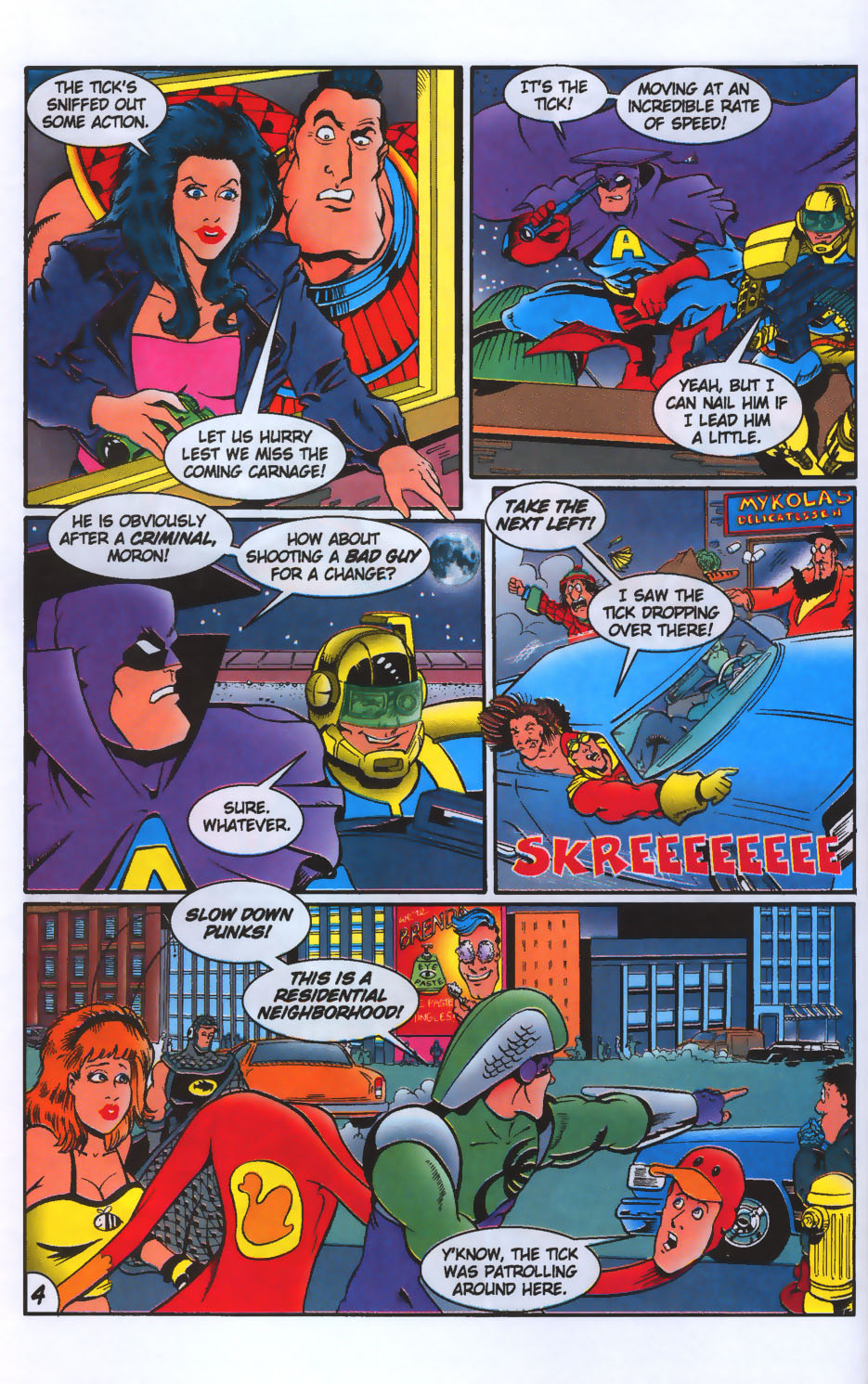 Read online The Tick's Big Xmas Trilogy comic -  Issue #1 - 6