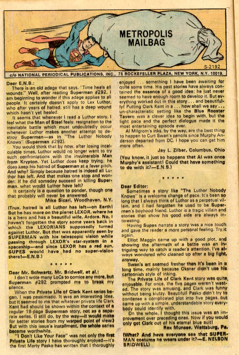 Read online Superman (1939) comic -  Issue #296 - 12