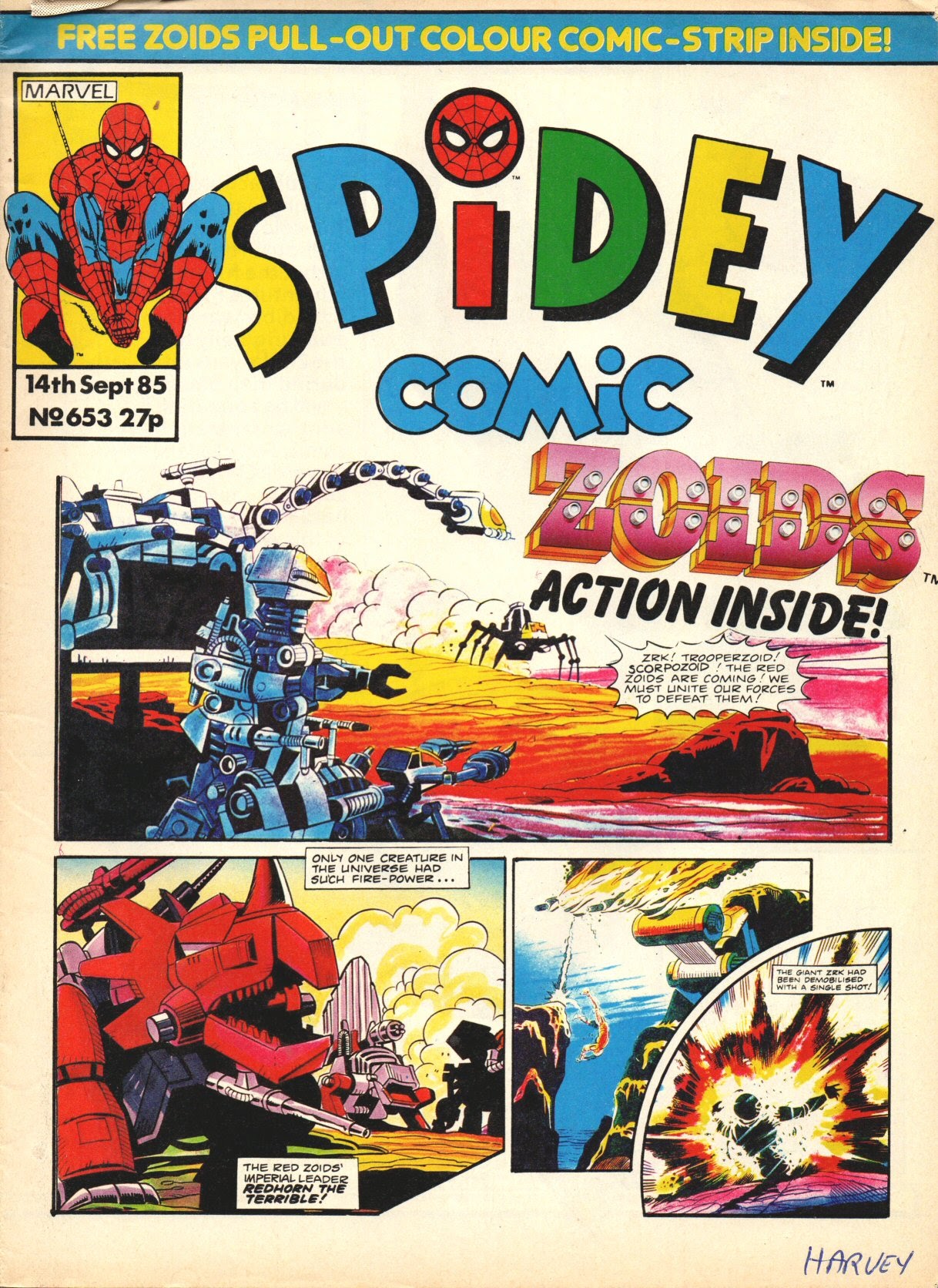 Read online Spidey Comic comic -  Issue #653 - 1