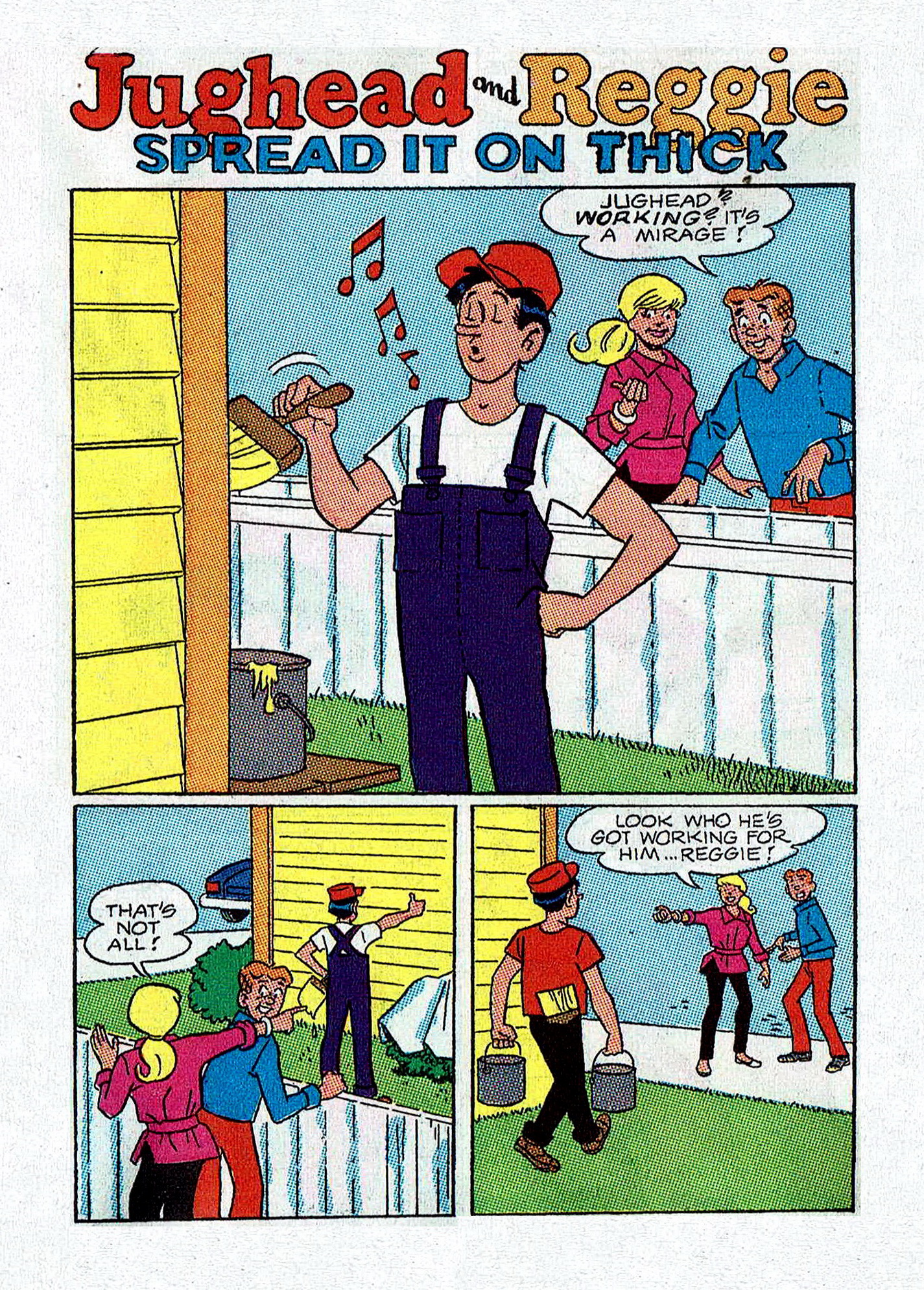 Read online Jughead Jones Comics Digest comic -  Issue #75 - 125