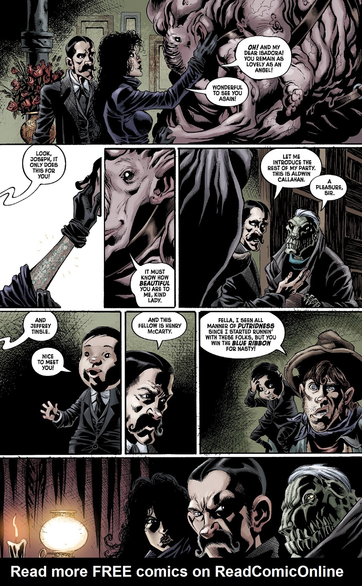 Read online Billy the Kid's Old Timey Oddities and the Ghastly Fiend of London comic -  Issue #1 - 8