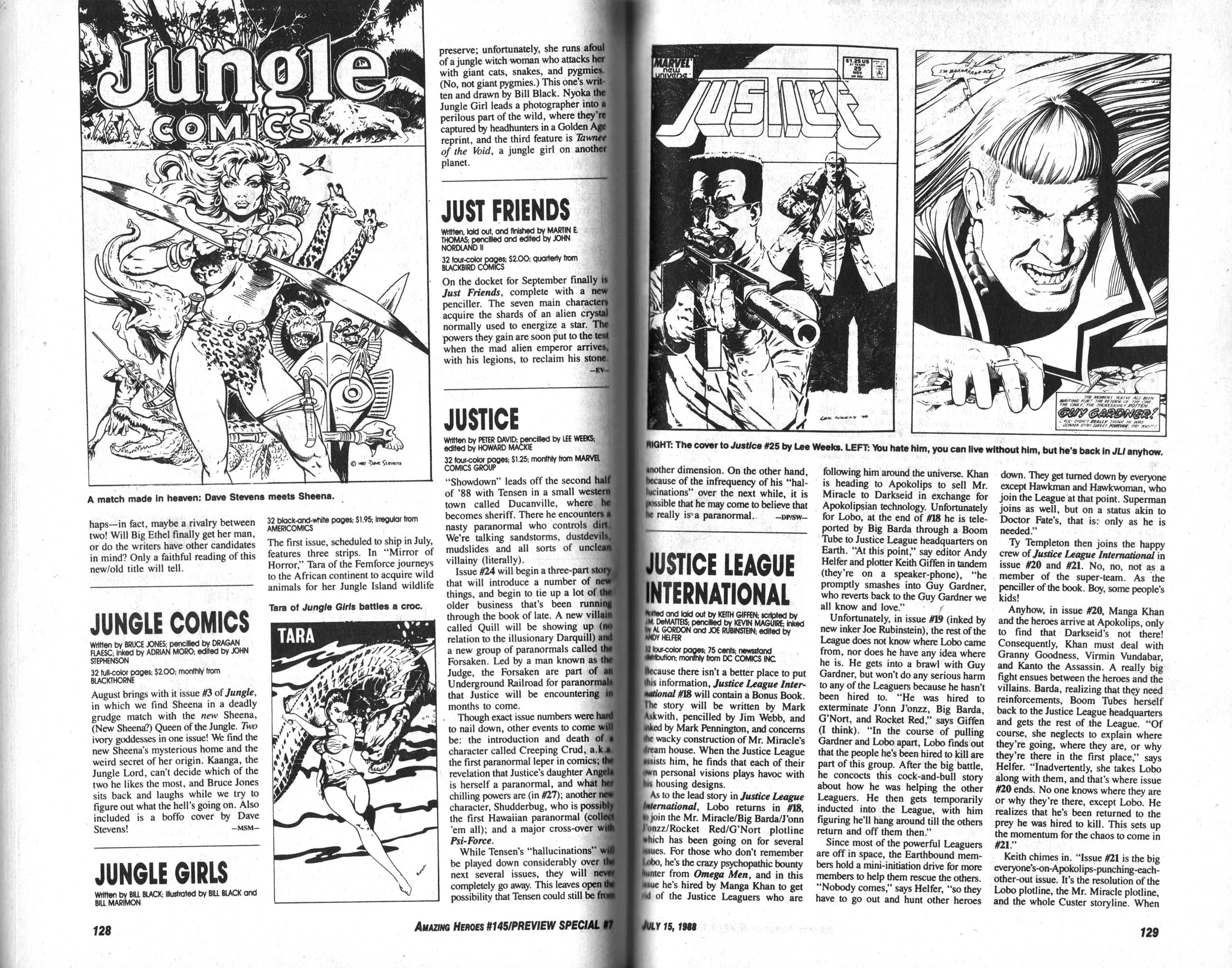 Read online Amazing Heroes comic -  Issue #145 - 66
