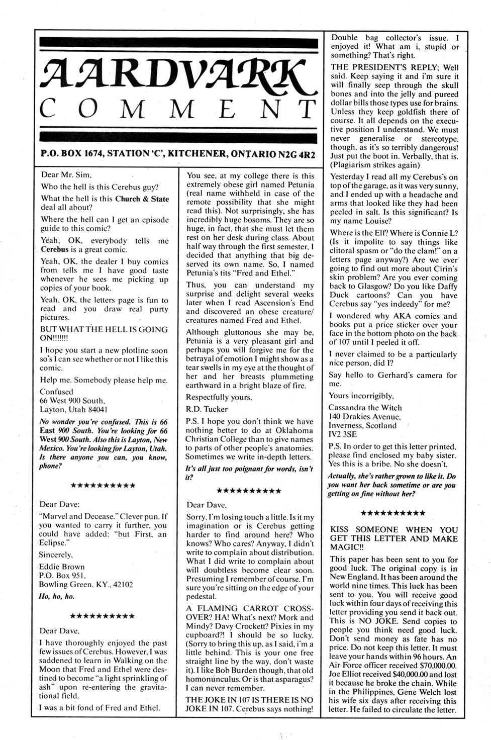 Cerebus Issue #112 - 113 #112 - English 47