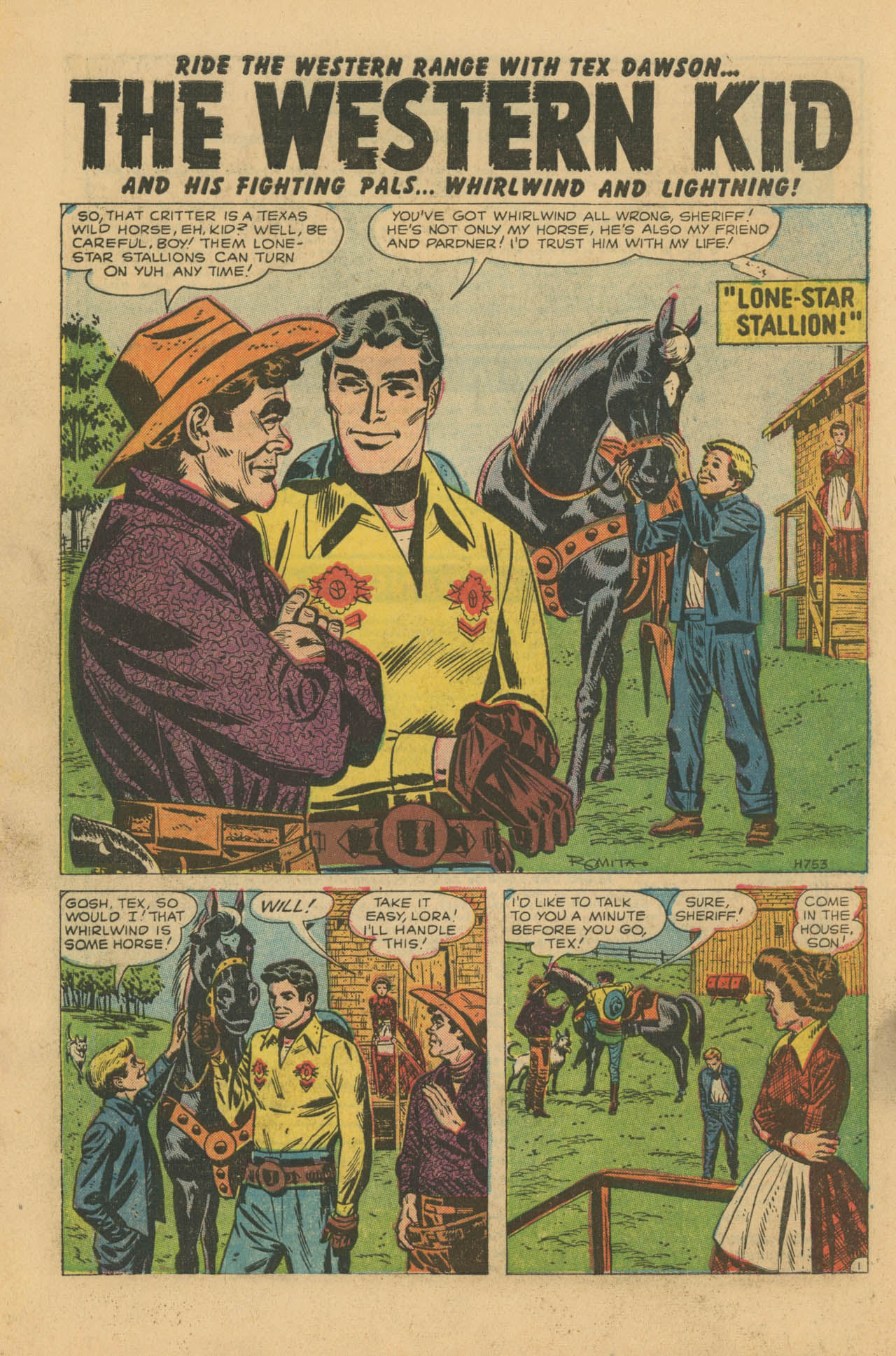 Read online Western Kid comic -  Issue #9 - 10