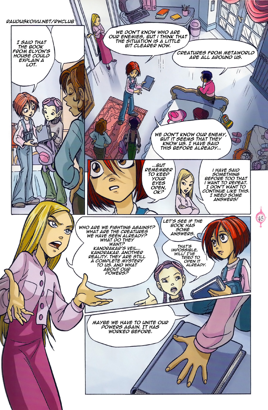 Read online W.i.t.c.h. comic -  Issue #3 - 38