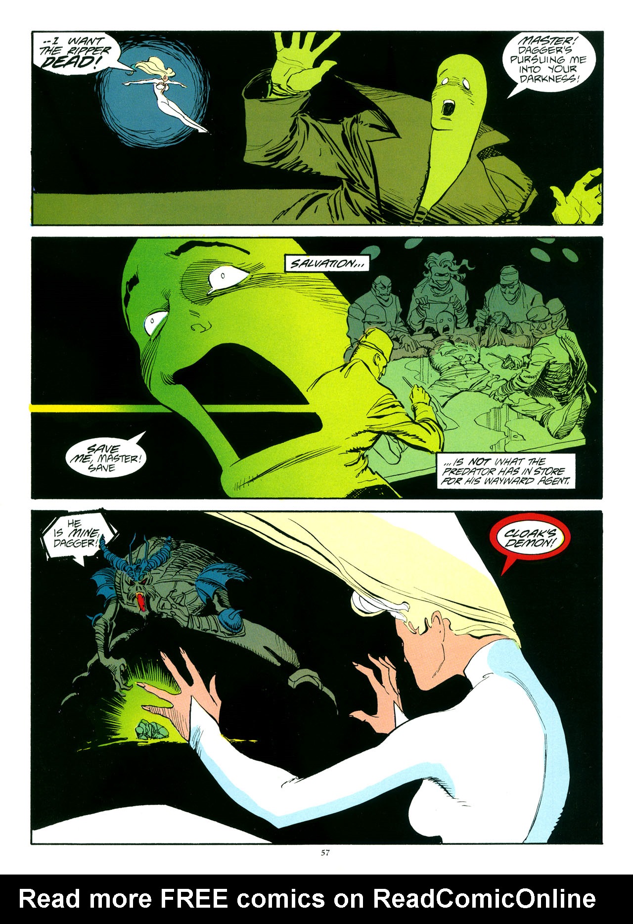 Read online Marvel Graphic Novel comic -  Issue #35 - Cloak & Dagger - Predator and Prey - 61