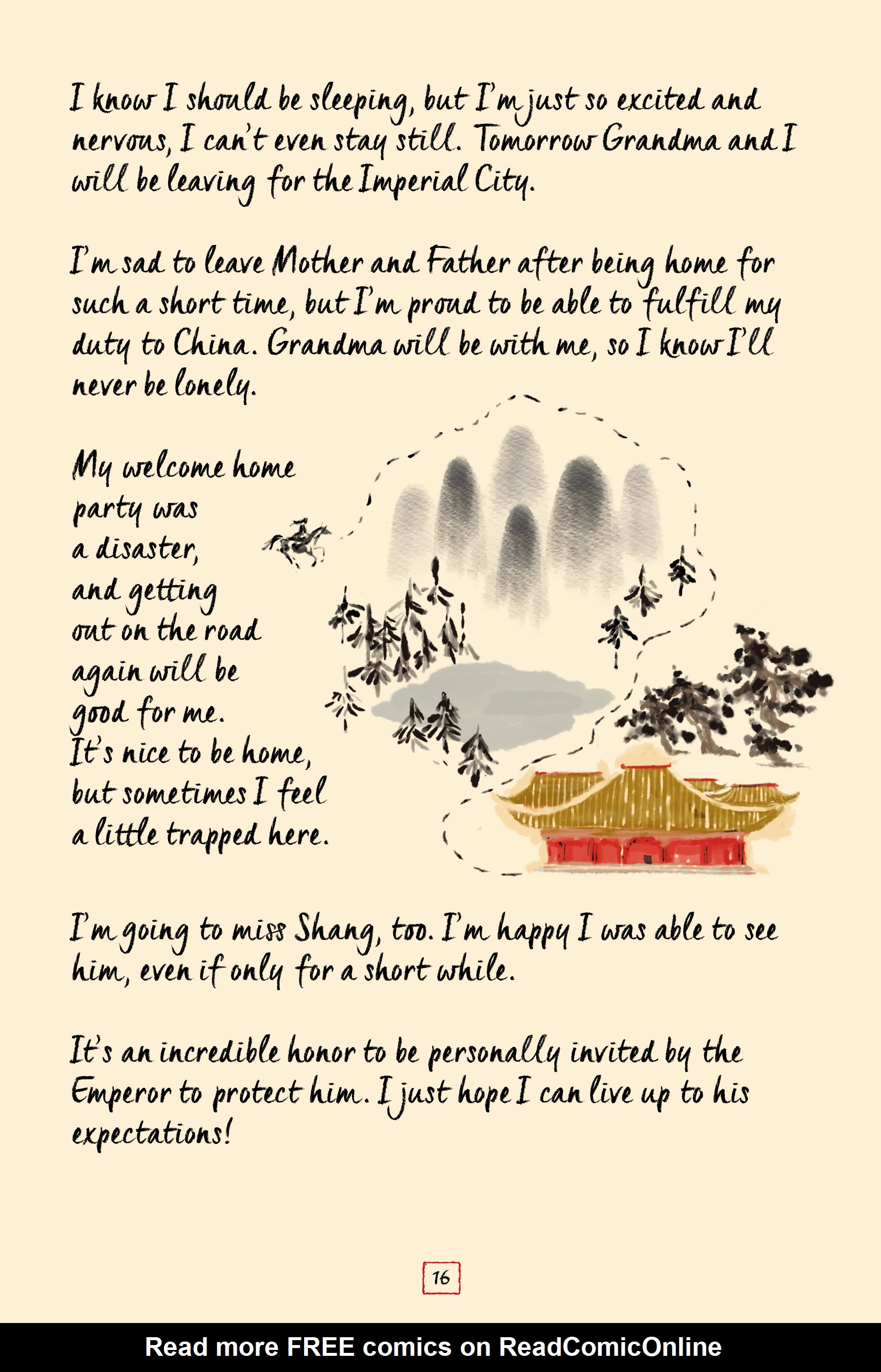 Read online Disney Mulan's Adventure Journal: The Palace of Secrets comic -  Issue # TPB - 18