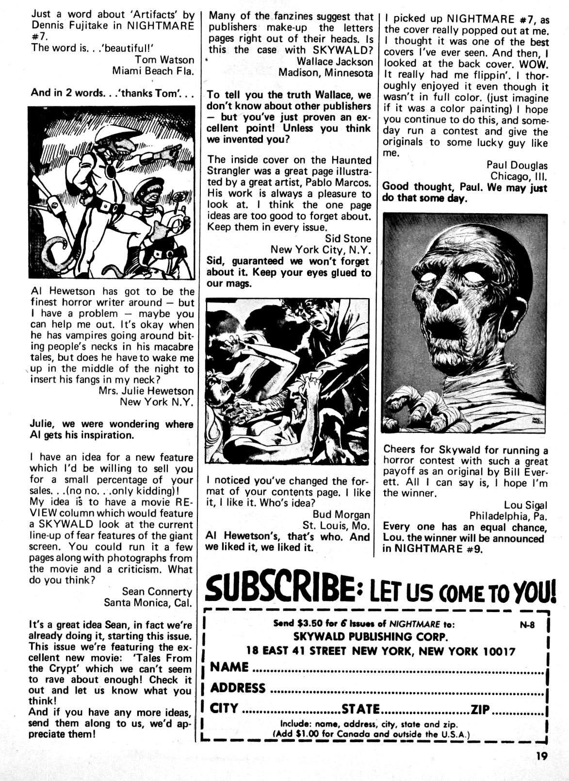 Read online Nightmare (1970) comic -  Issue #8 - 18