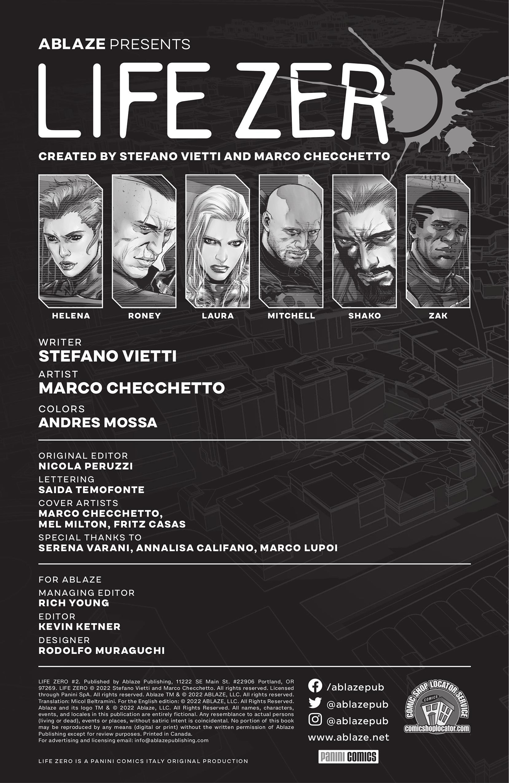 Read online Life Zero comic -  Issue #2 - 2