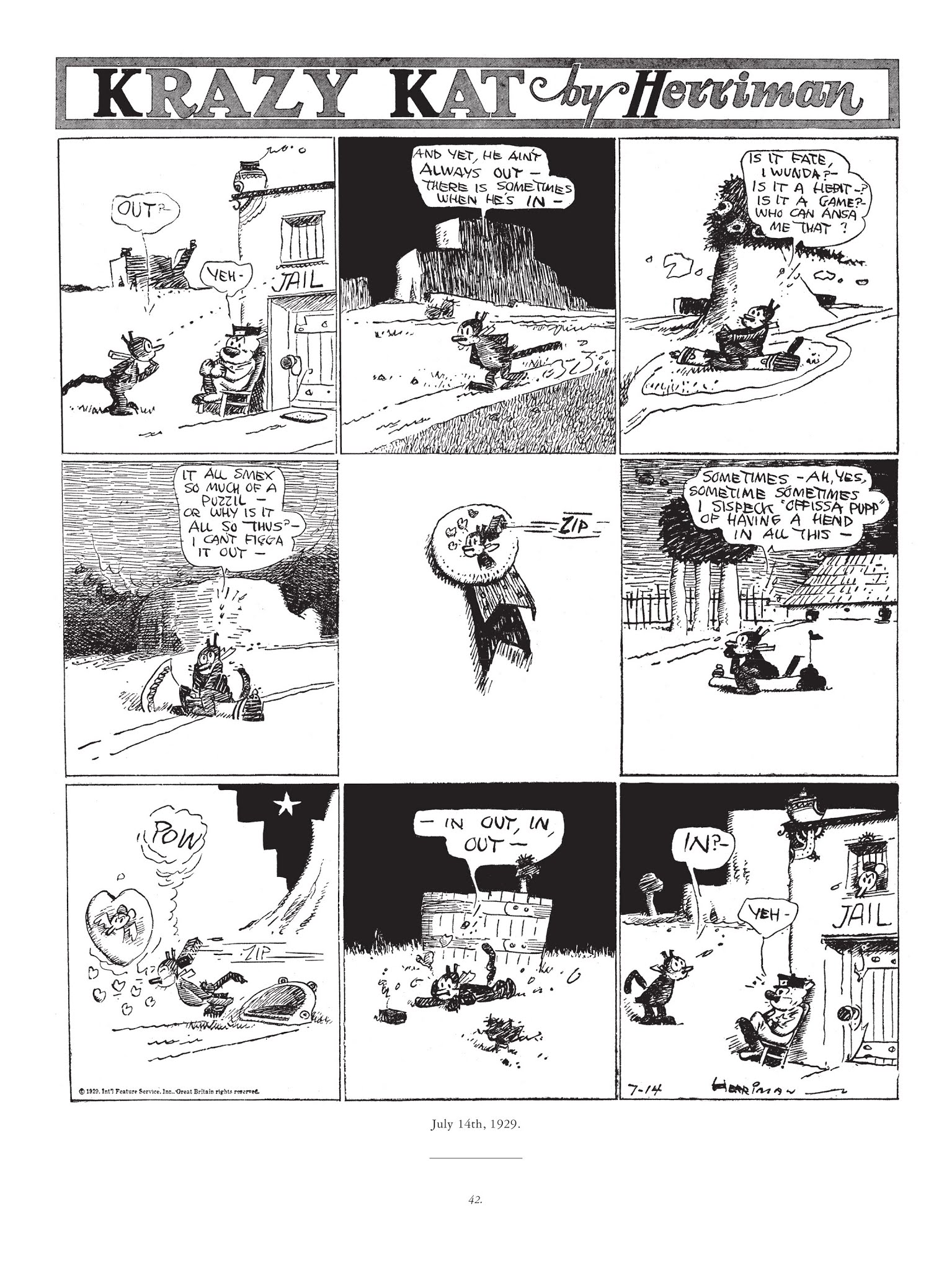 Read online Krazy & Ignatz comic -  Issue # TPB 6 - 40
