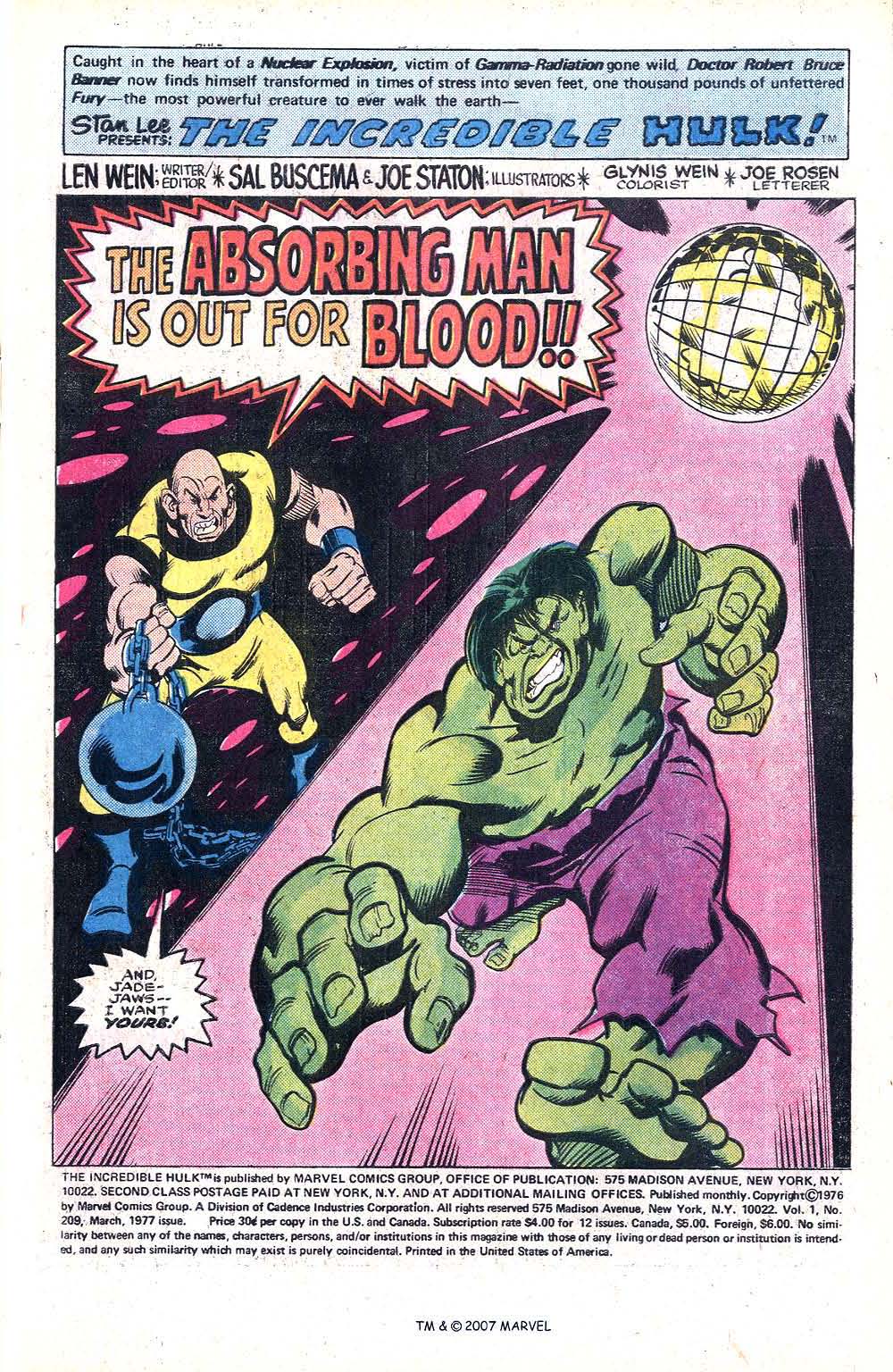 Read online The Incredible Hulk (1968) comic -  Issue #209 - 3