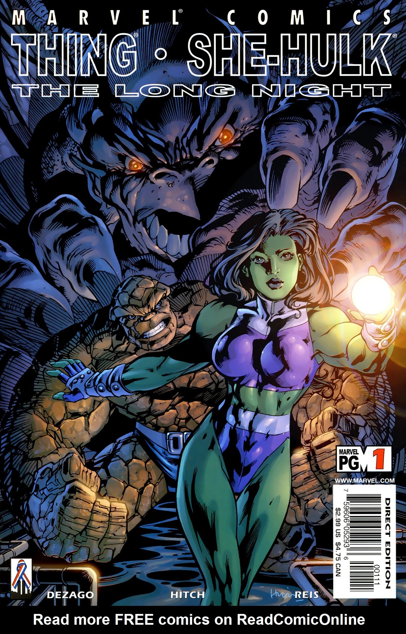 Read online Thing & She-Hulk: The Long Night comic -  Issue # Full - 1
