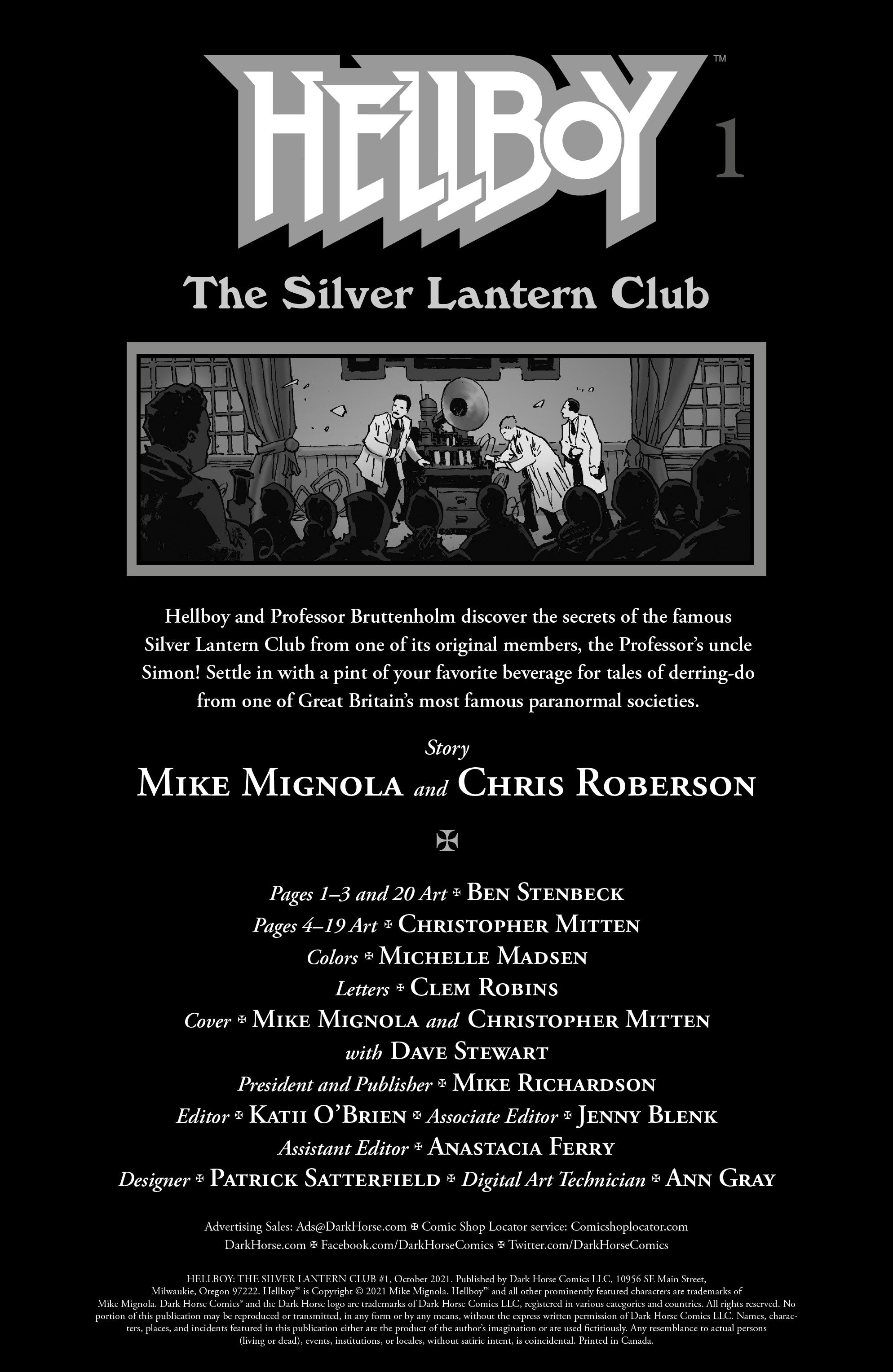 Read online Hellboy: The Silver Lantern Club comic -  Issue #1 - 2