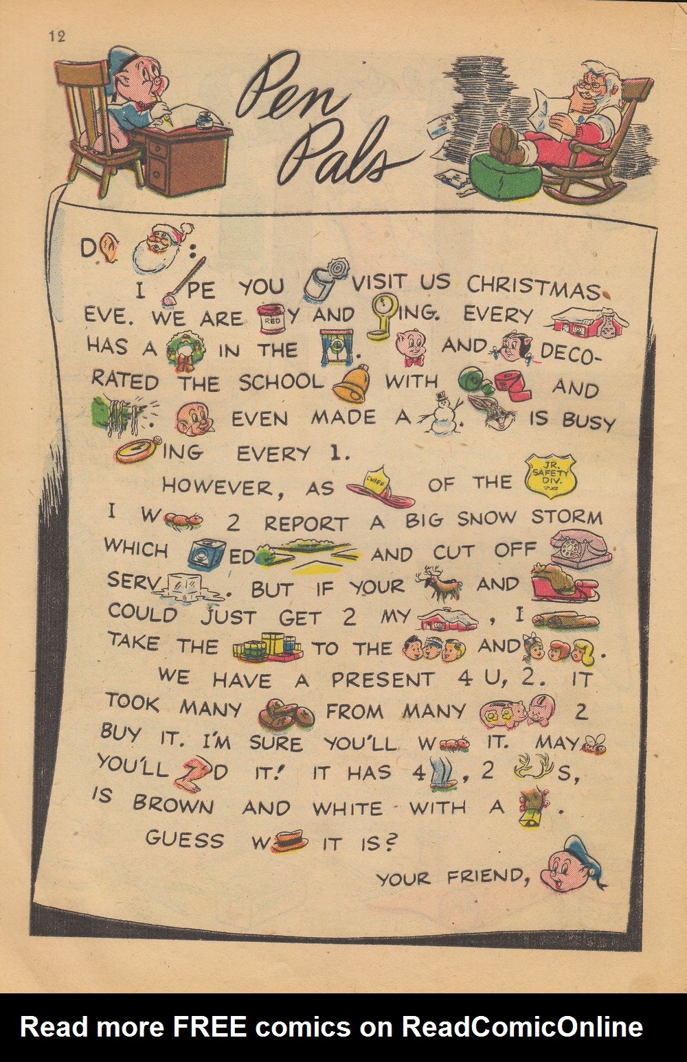 Read online Bugs Bunny's Christmas Funnies comic -  Issue # TPB 4 - 14