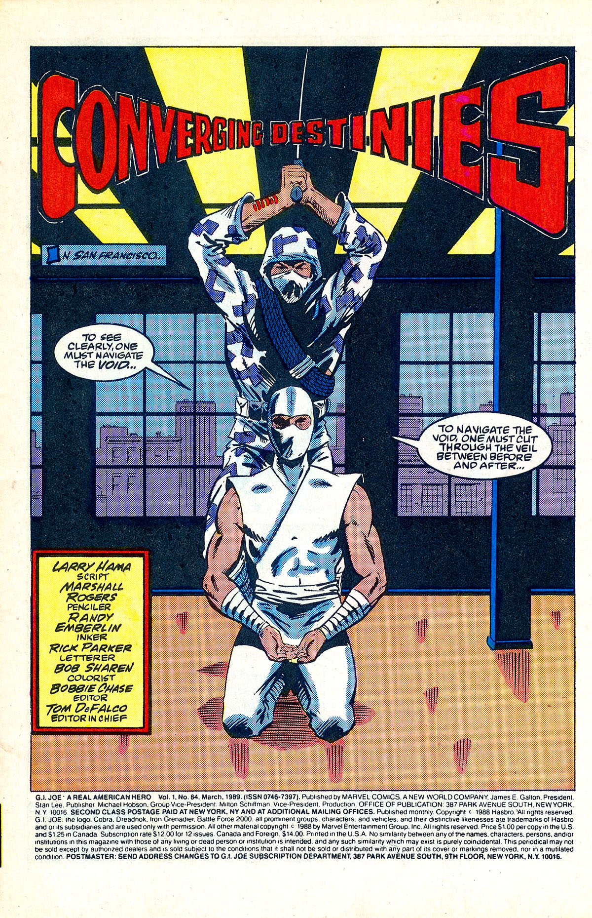 Read online G.I. Joe: A Real American Hero comic -  Issue #84 - 2