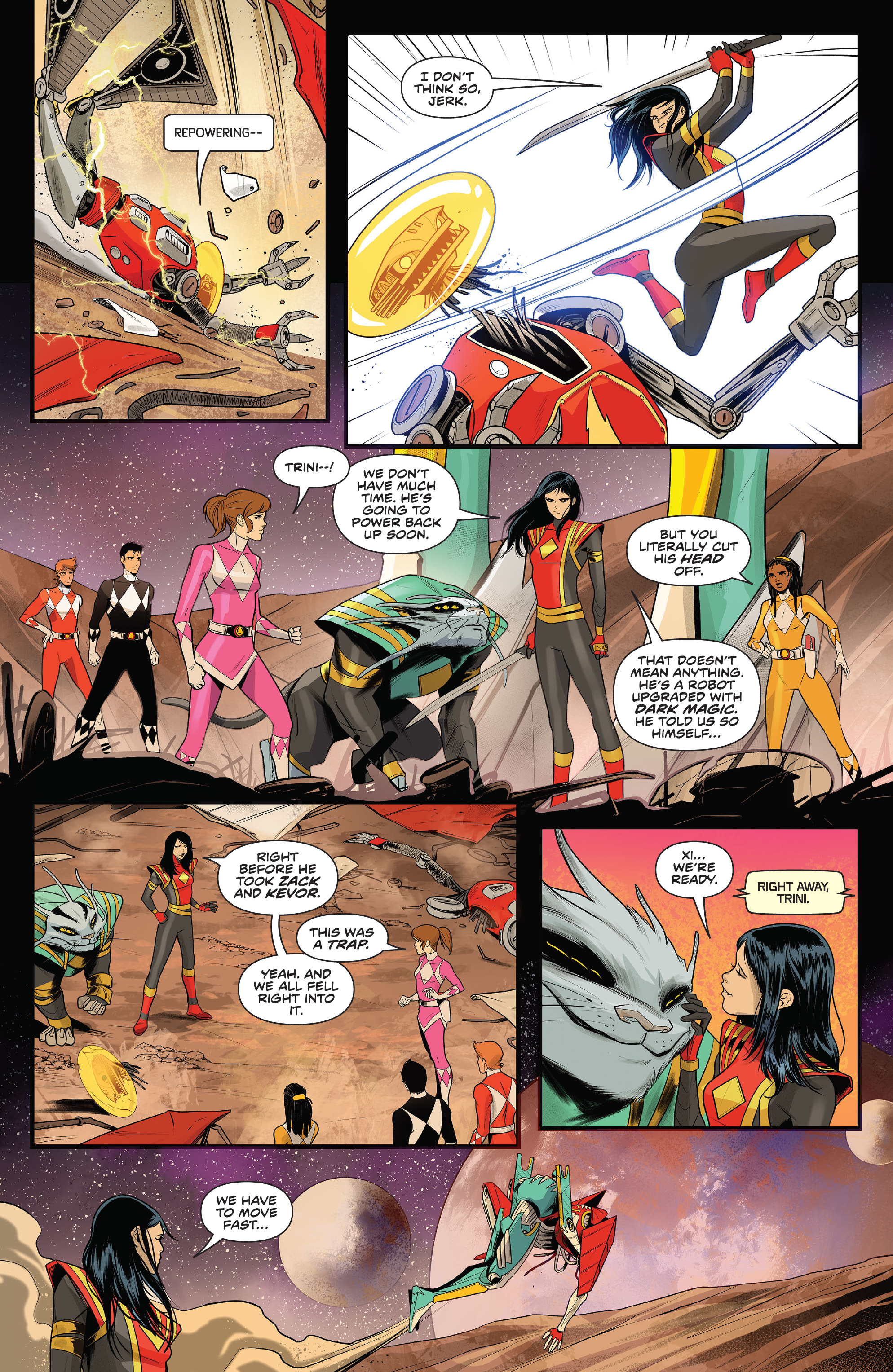 Read online Mighty Morphin Power Rangers comic -  Issue #105 - 16