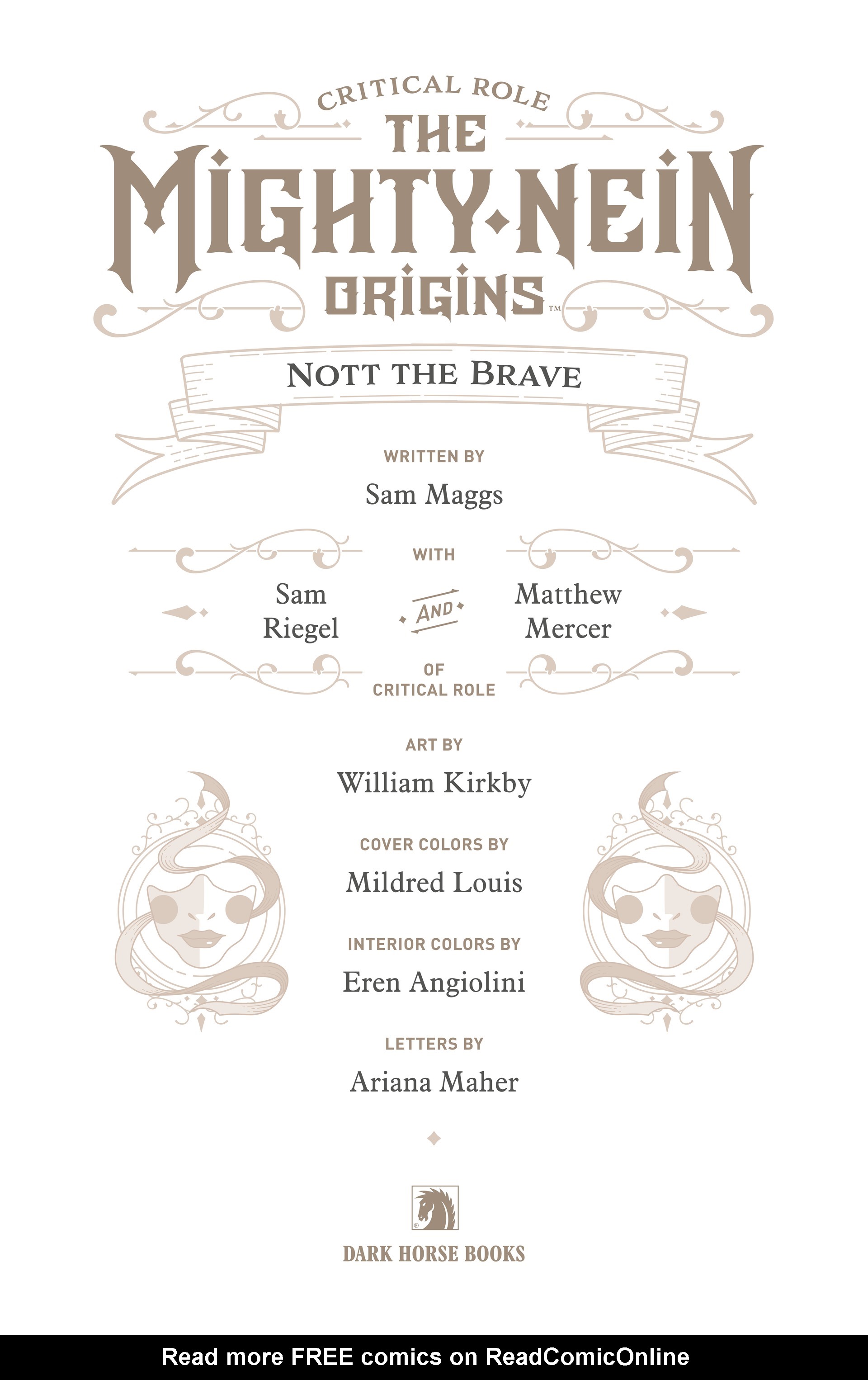 Read online Critical Role: The Mighty Nein Origins - Nott the Brave comic -  Issue # Full - 5