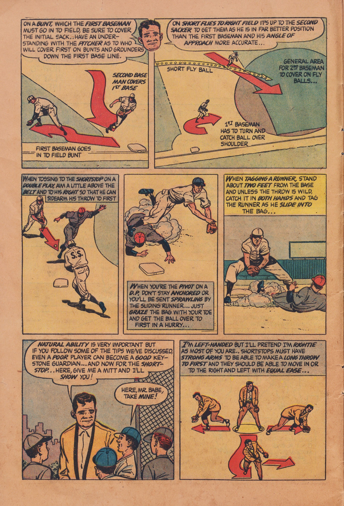 Read online Babe Ruth Sports Comics comic -  Issue #4 - 10