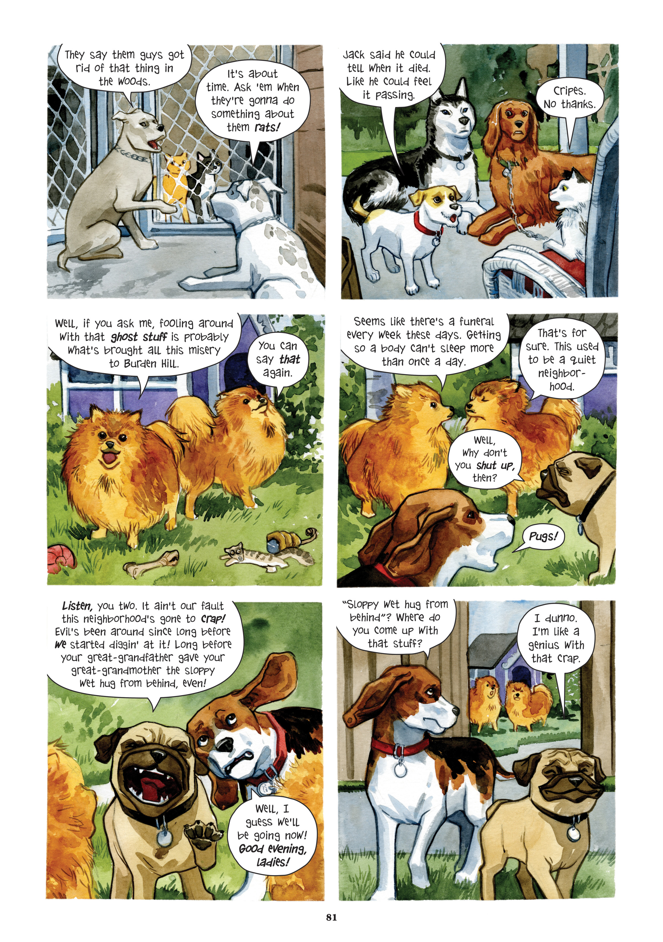 Read online Beasts of Burden: Neighborhood Watch (2019) comic -  Issue # TPB (Part 1) - 81