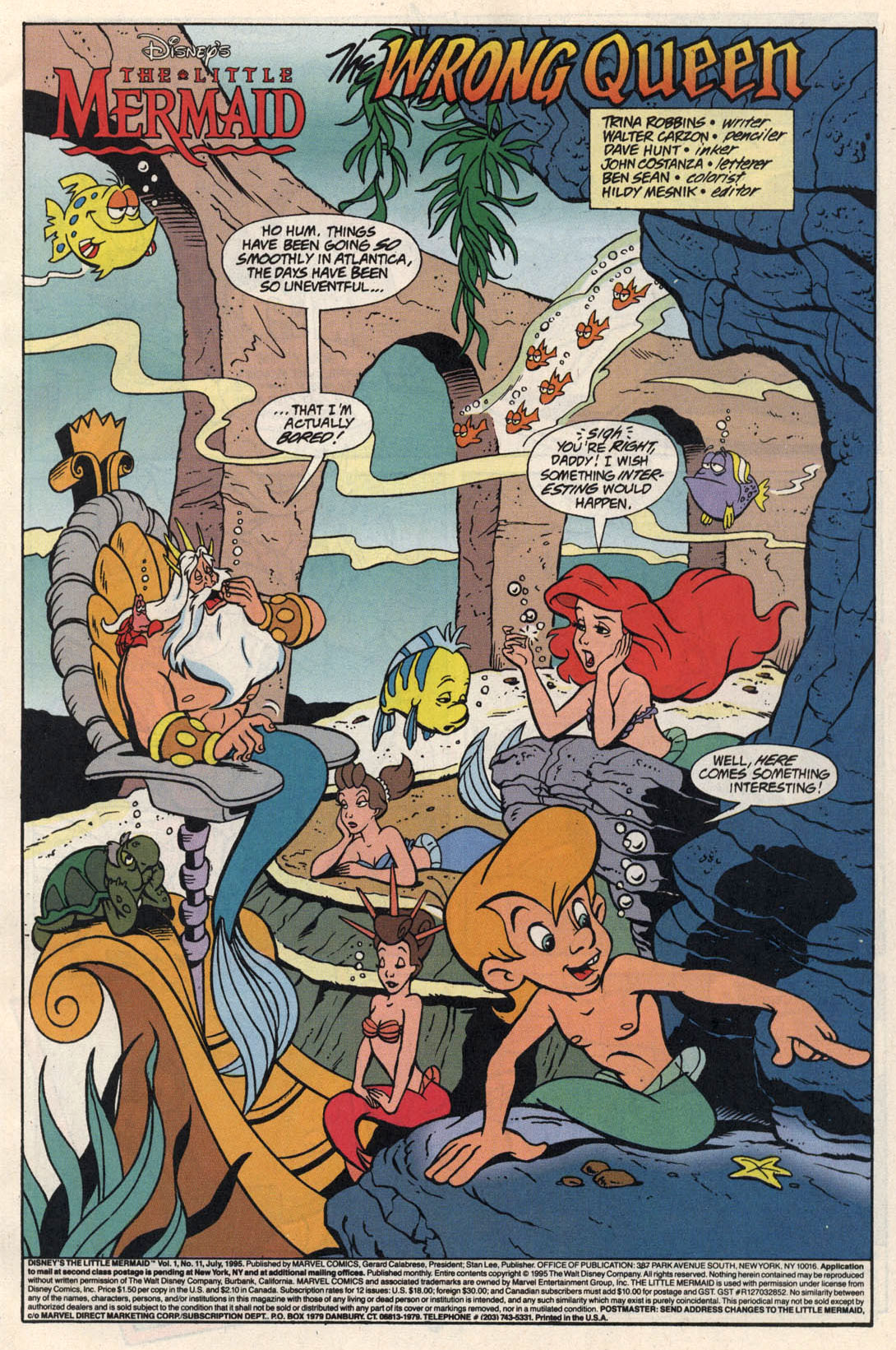 Read online Disney's The Little Mermaid comic -  Issue #11 - 3