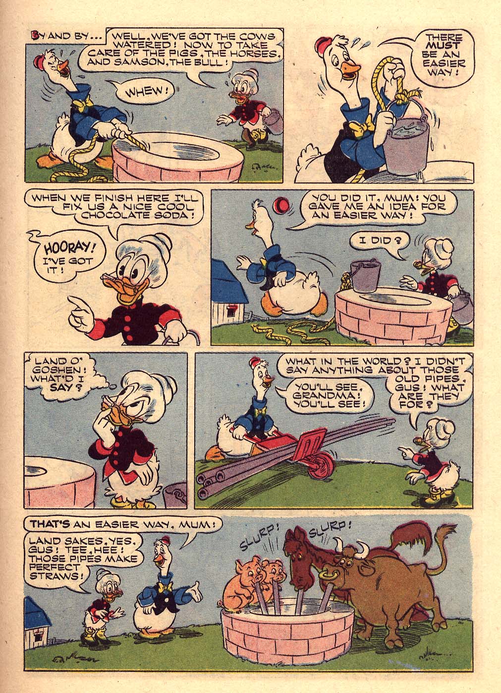 Read online Walt Disney's Comics and Stories comic -  Issue #167 - 39