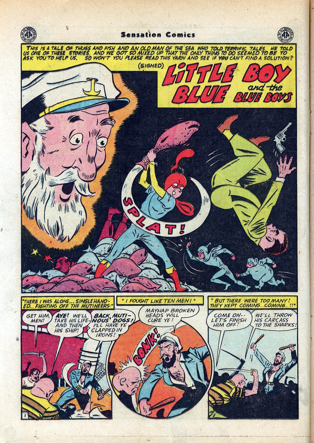 Read online Sensation (Mystery) Comics comic -  Issue #45 - 16