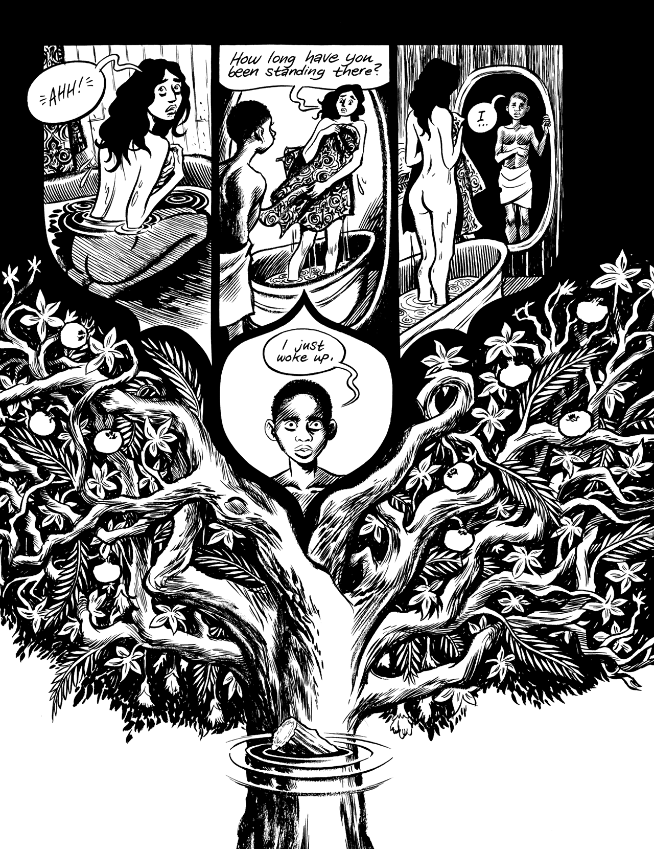 кролики ха би би манхва. Habibi комикс. кролики хабиби манга. Craig thompson art. манга хабиби.