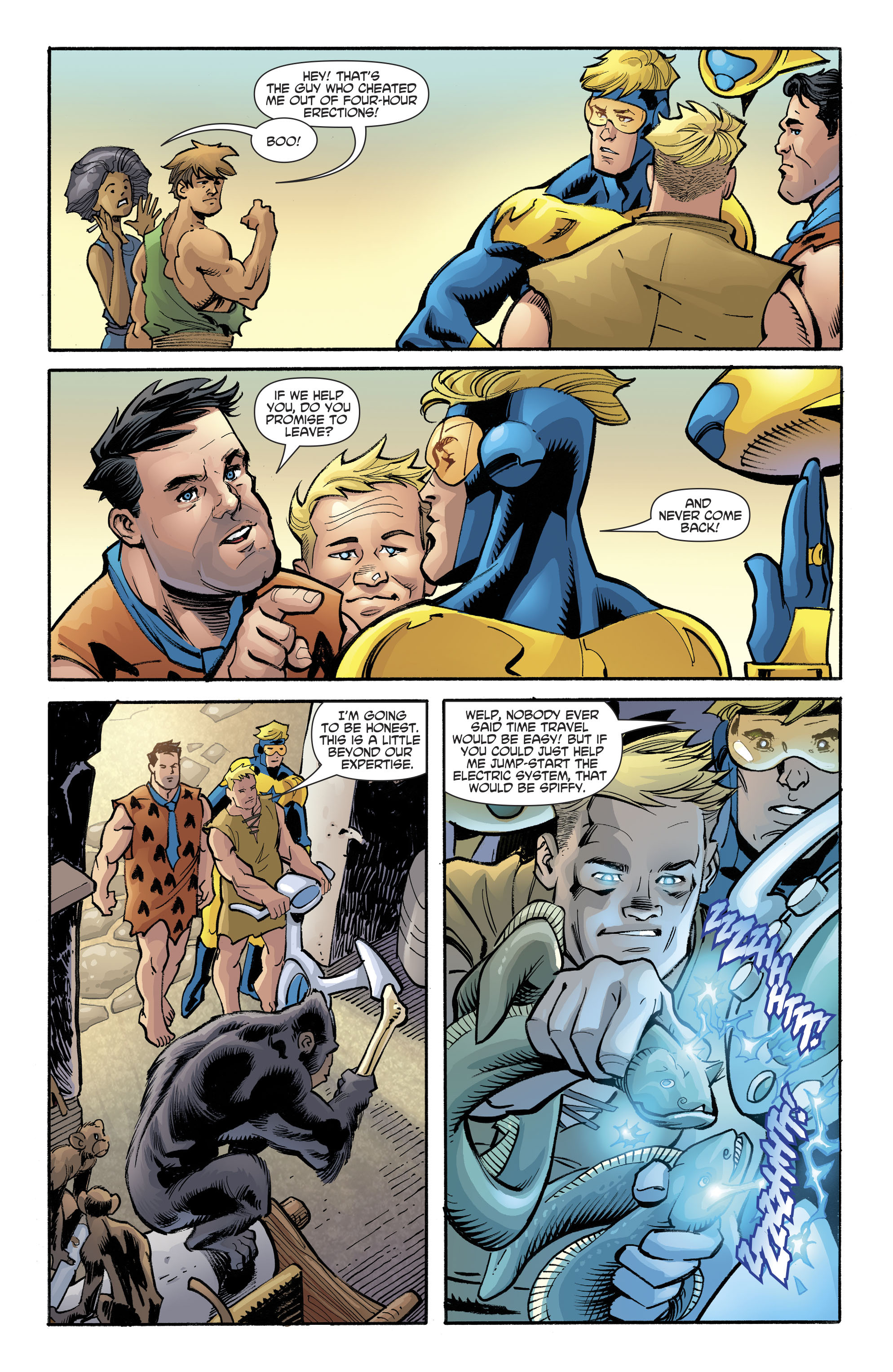 Read online Booster Gold/The Flinstones Special comic -  Issue # Full - 13