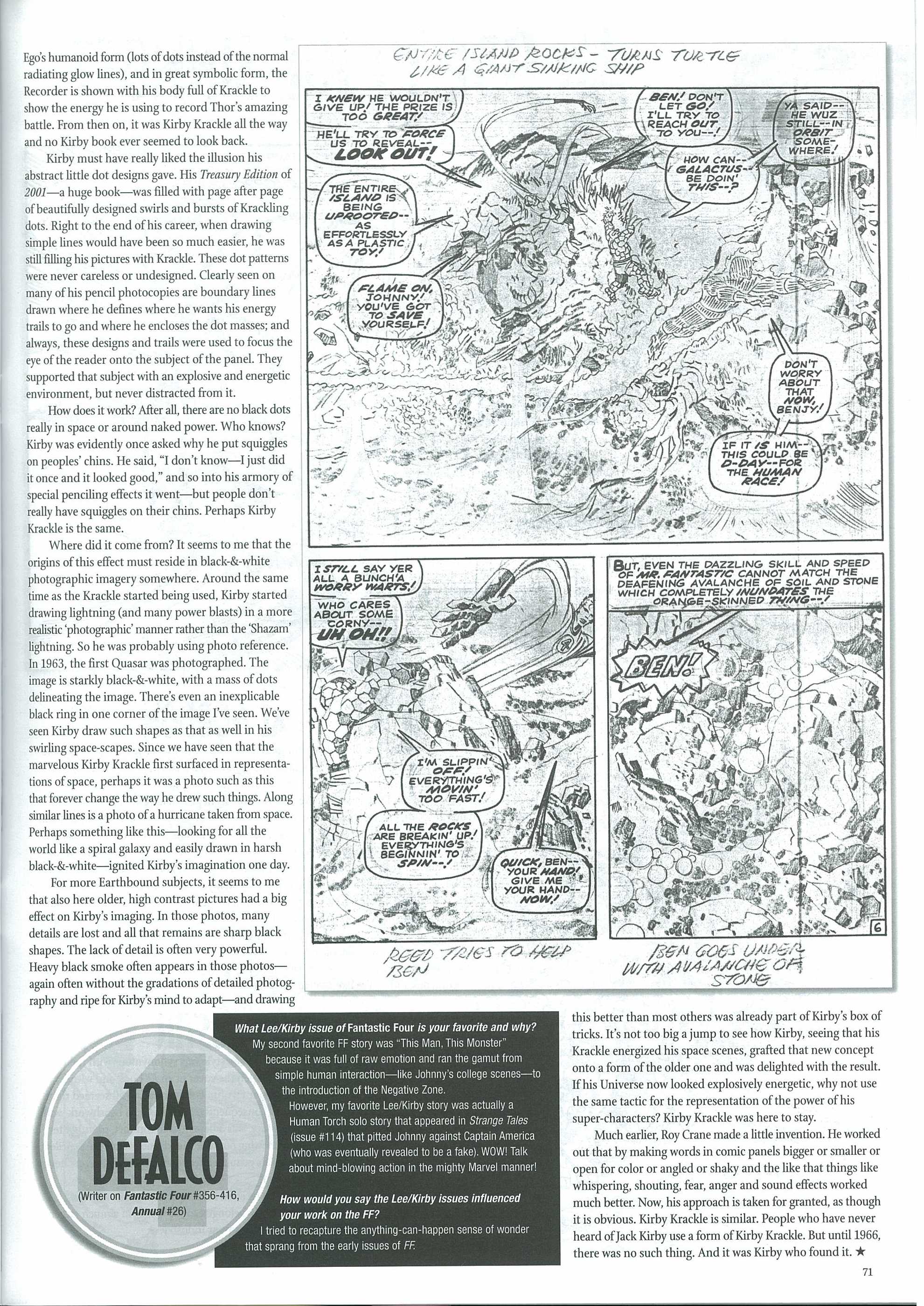 Read online The Jack Kirby Collector comic -  Issue #33 - 73