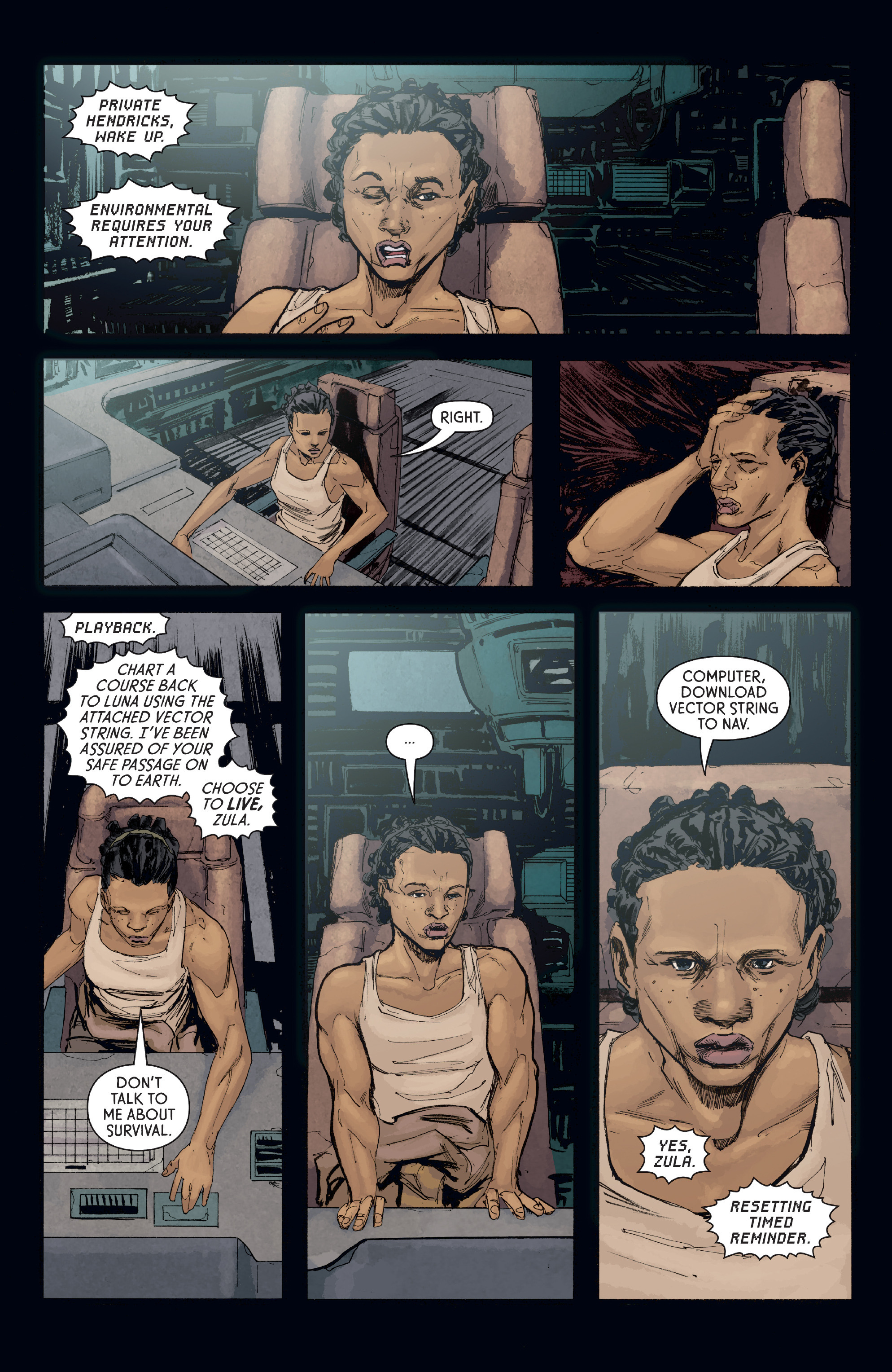 Read online Aliens: Defiance comic -  Issue #8 - 21