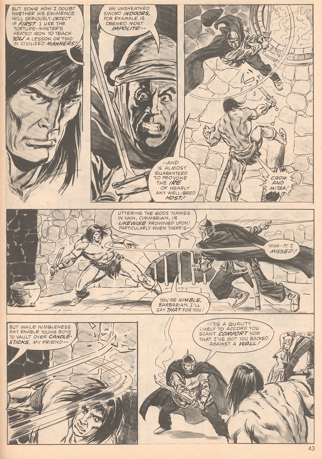 Read online The Savage Sword Of Conan comic -  Issue #63 - 43