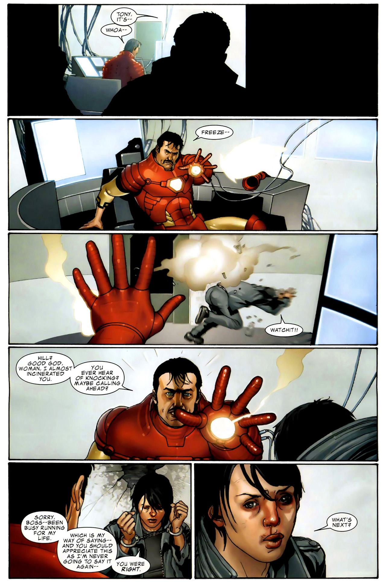 Read online The Invincible Iron Man (2008) comic -  Issue #9 - 23