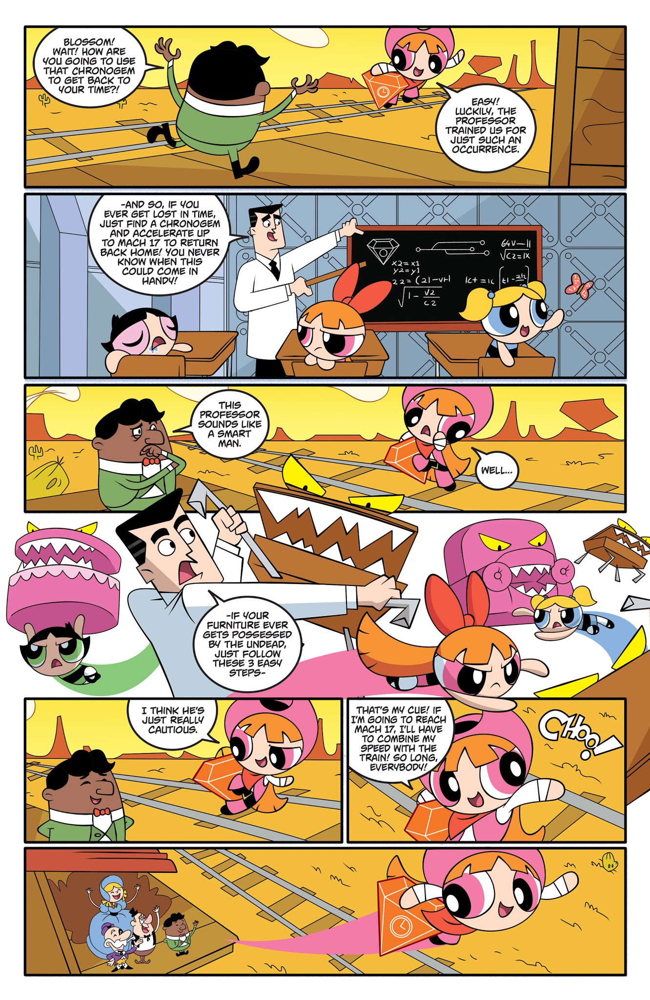 Read online Powerpuff Girls: The Time Tie comic -  Issue #1 - 21