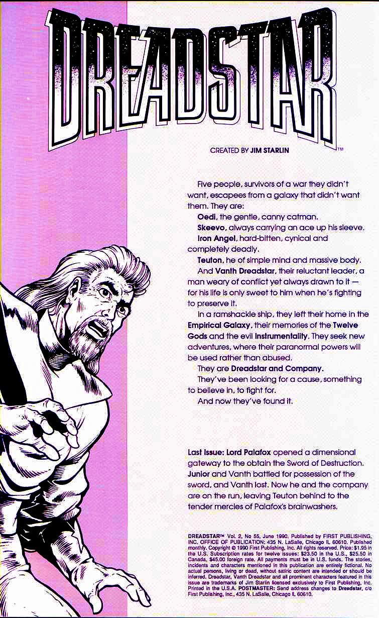 Read online Dreadstar comic -  Issue #55 - 2