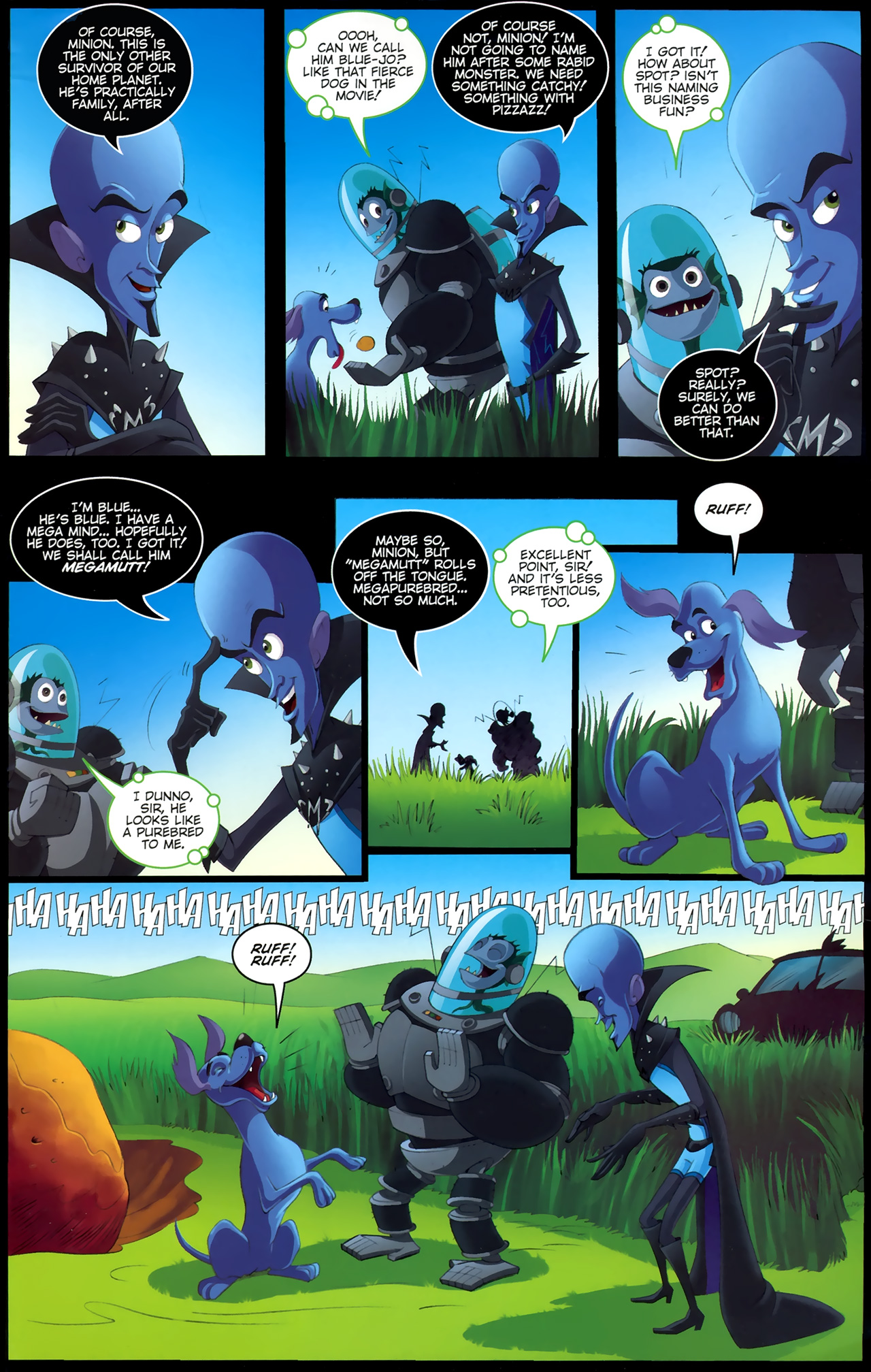 Read online Megamind: Bad. Blue. Brilliant. comic -  Issue #3 - 9