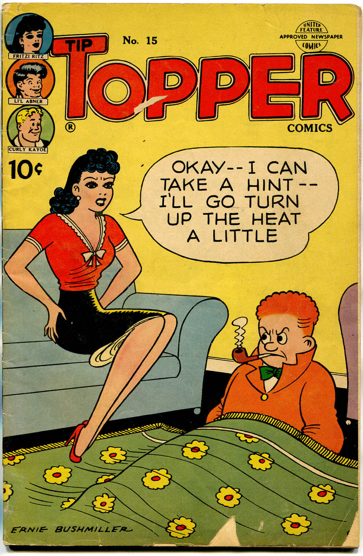 Read online Tip Topper Comics comic -  Issue #15 - 1