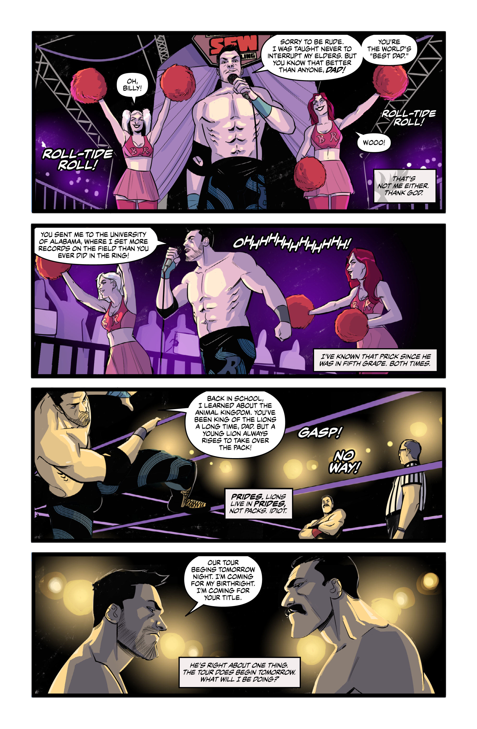 Read online Over the Ropes comic -  Issue #1 - 5