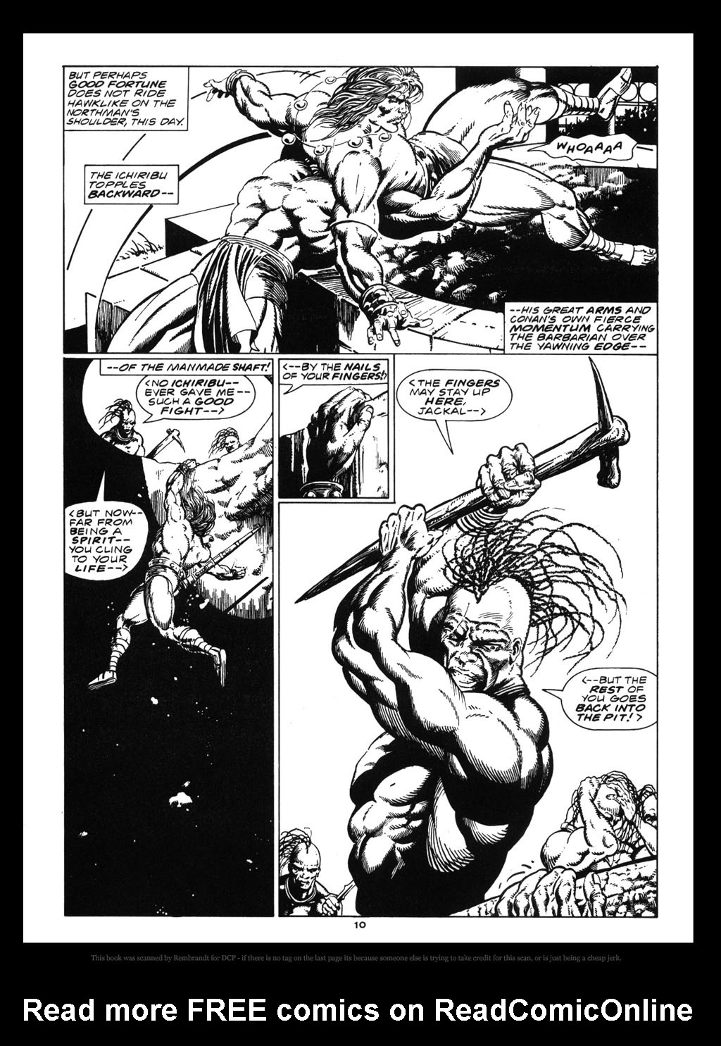 Read online The Savage Sword Of Conan comic -  Issue #212 - 12
