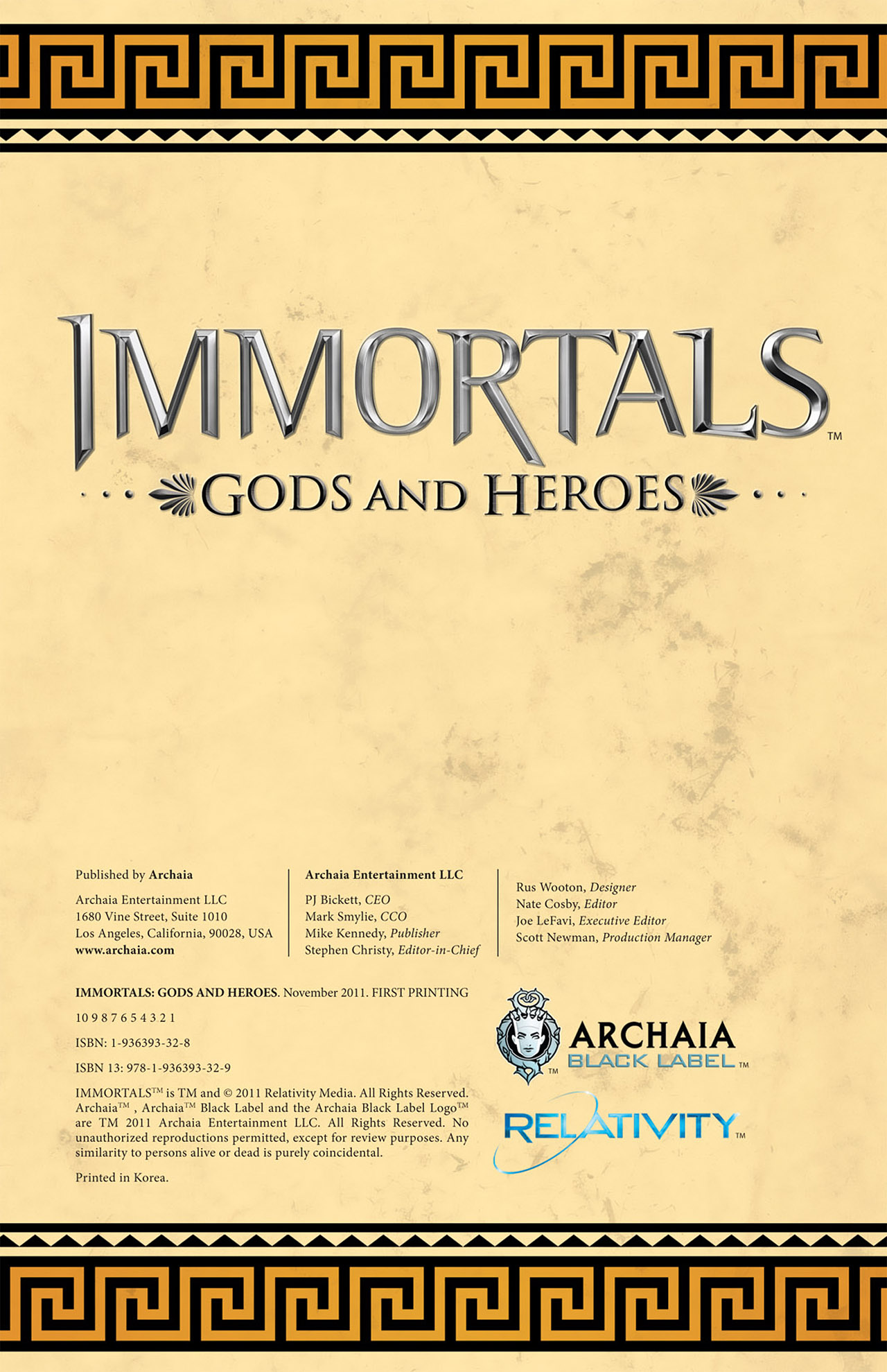Read online Immortals: Gods and Heroes comic -  Issue # TPB - 5